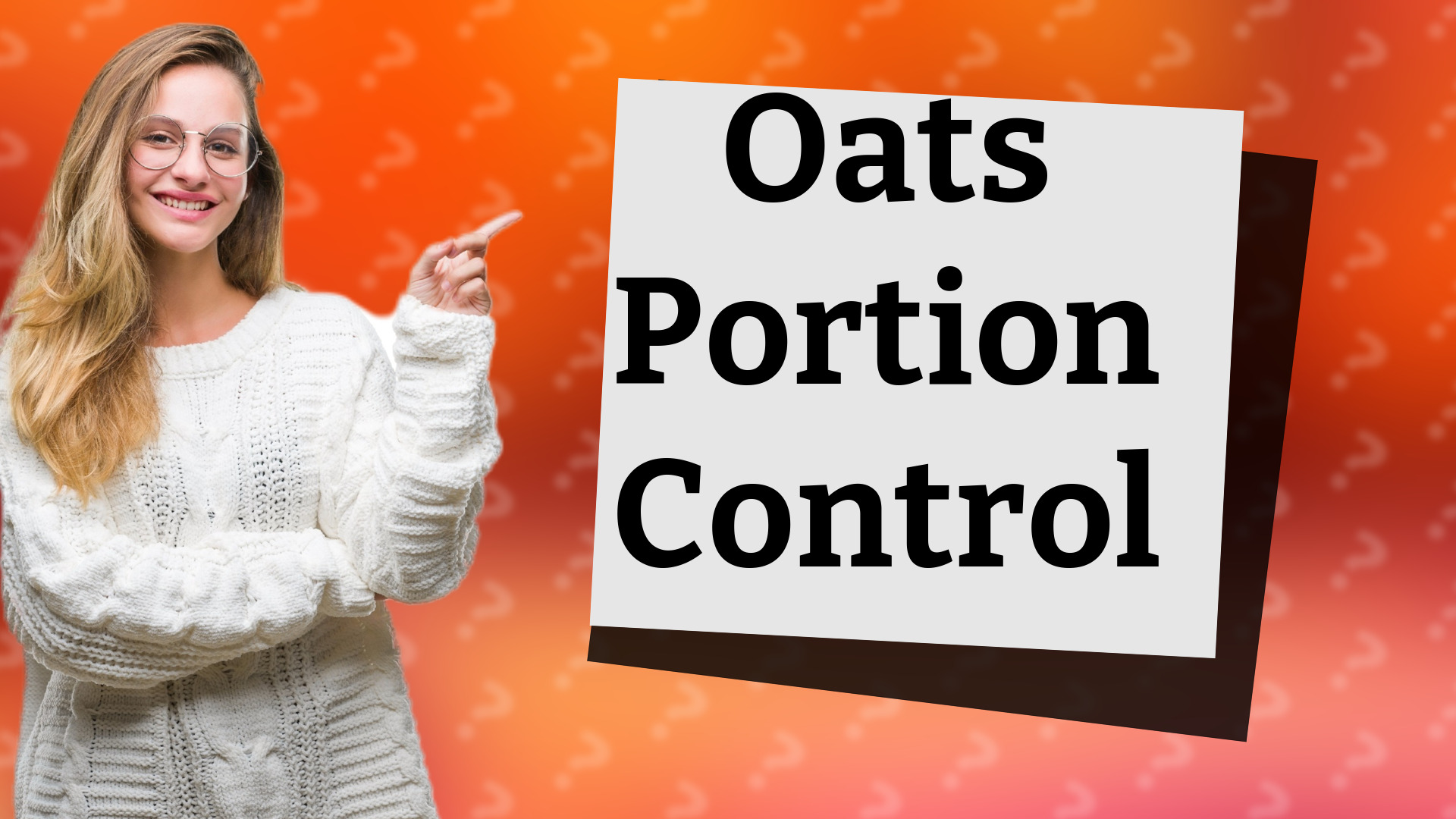 Oats Portion Control