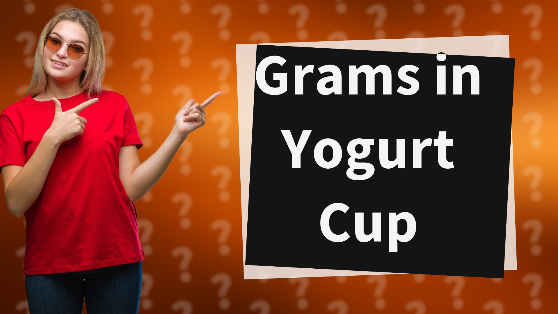 Grams in Yogurt Cup