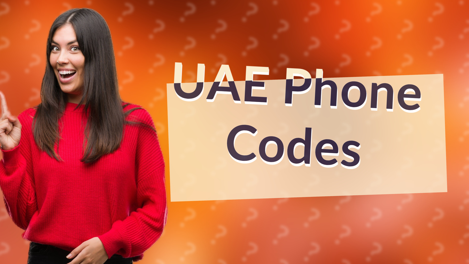 UAE Phone Codes