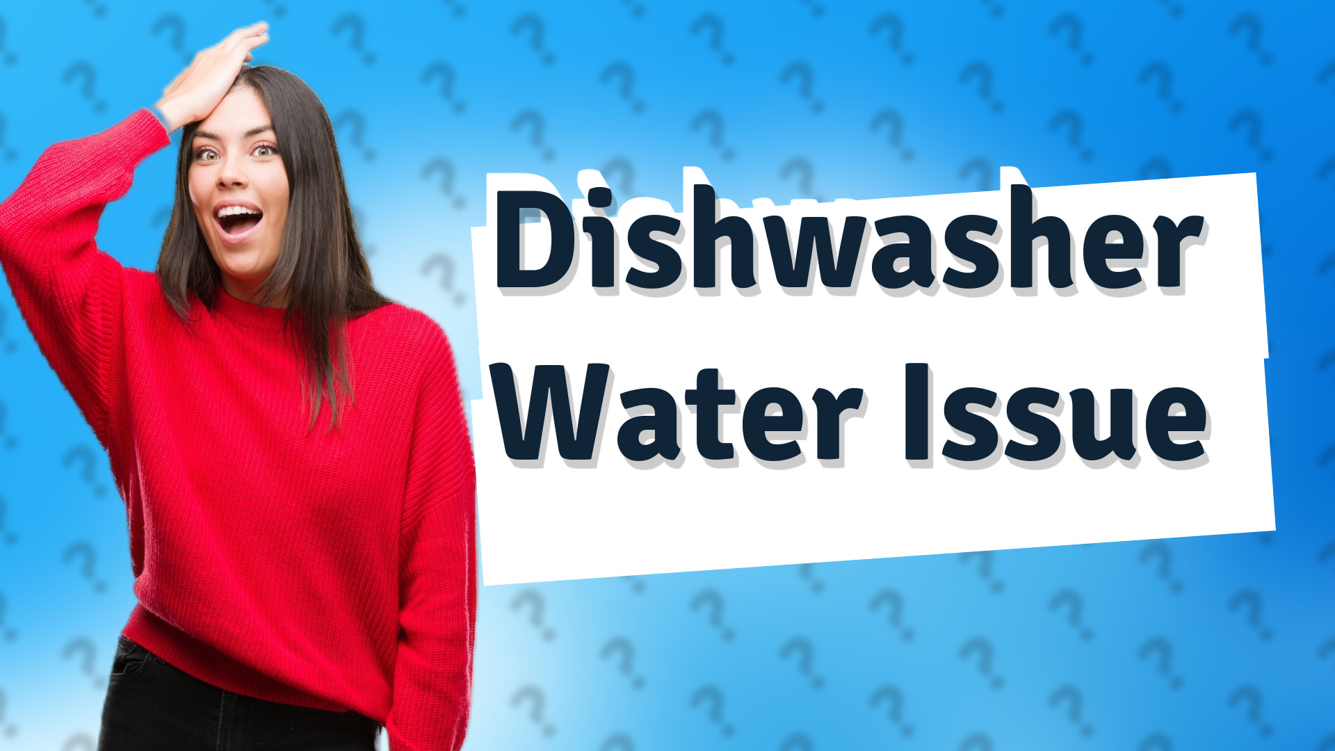 Dishwasher Water Issue