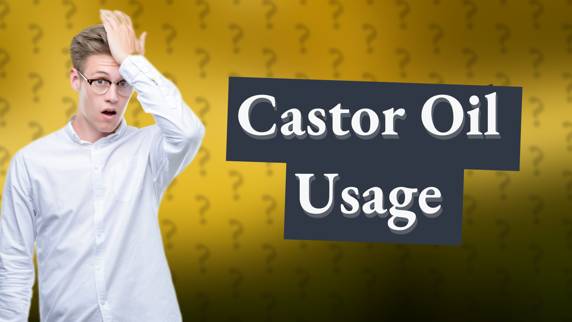Castor Oil Usage