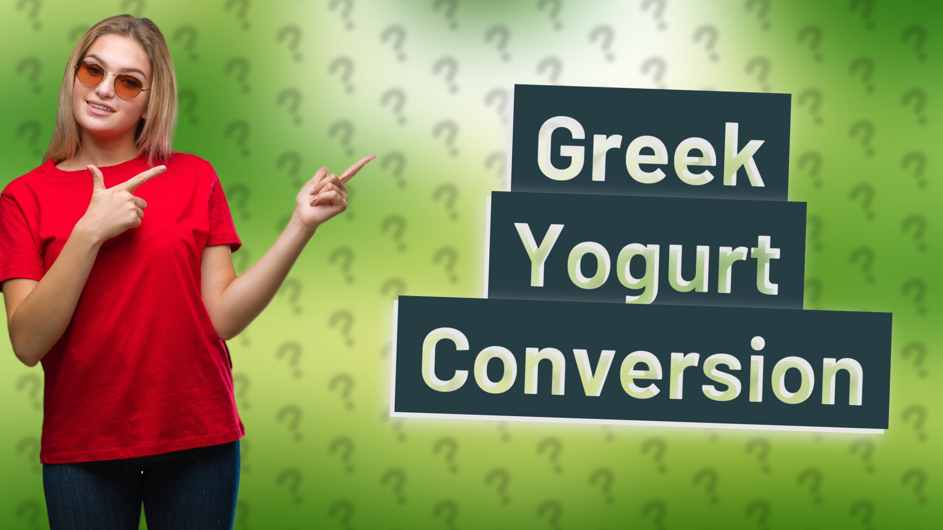 Greek Yogurt Conversion