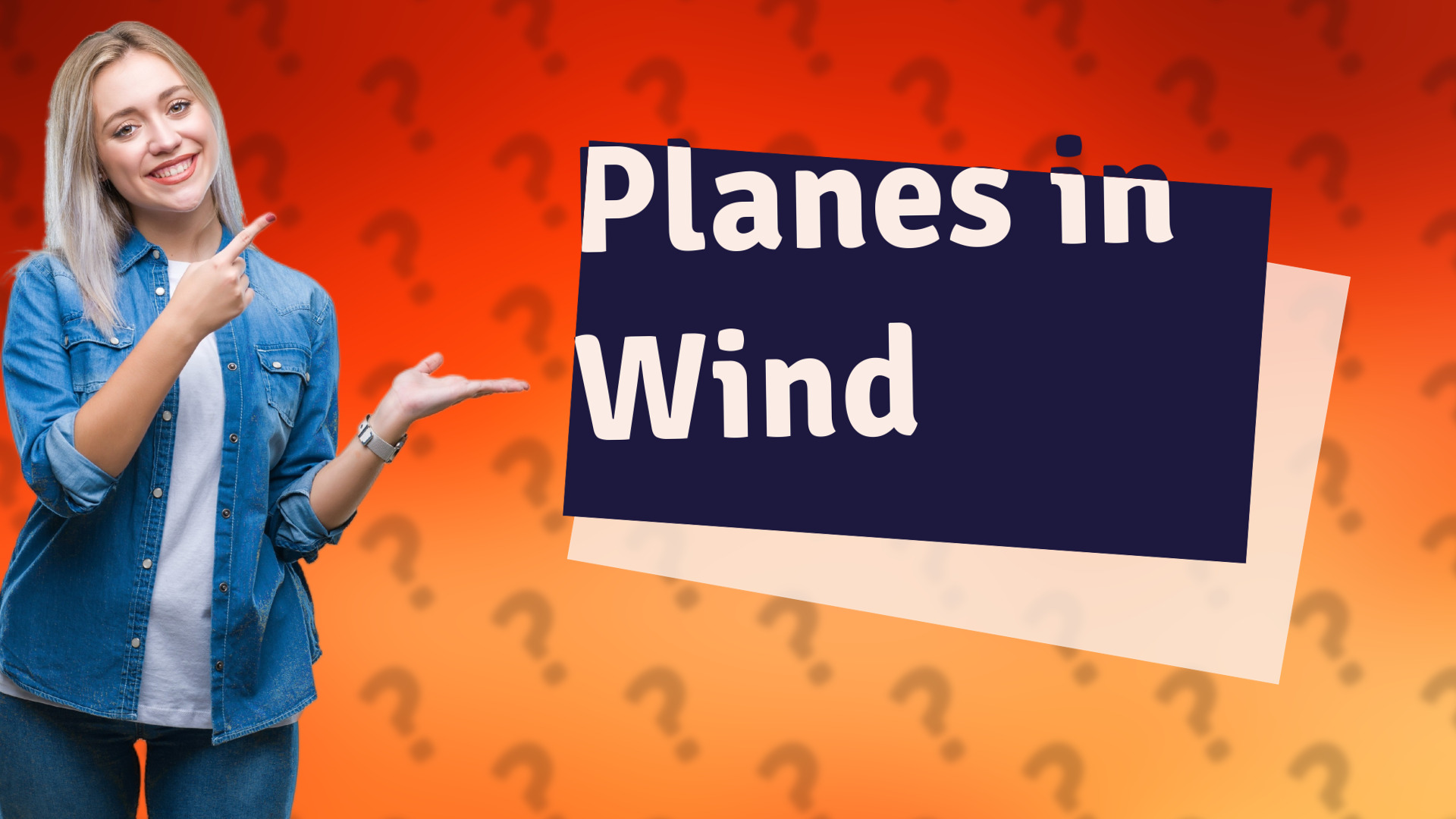 Planes in Wind