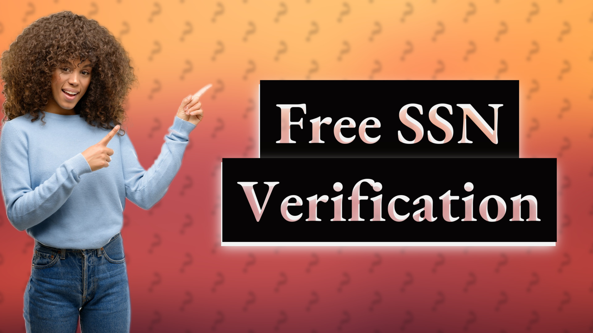 Free SSN Verification