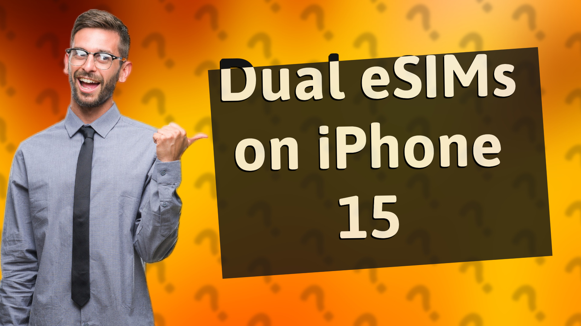 Dual eSIMs on iPhone 15
