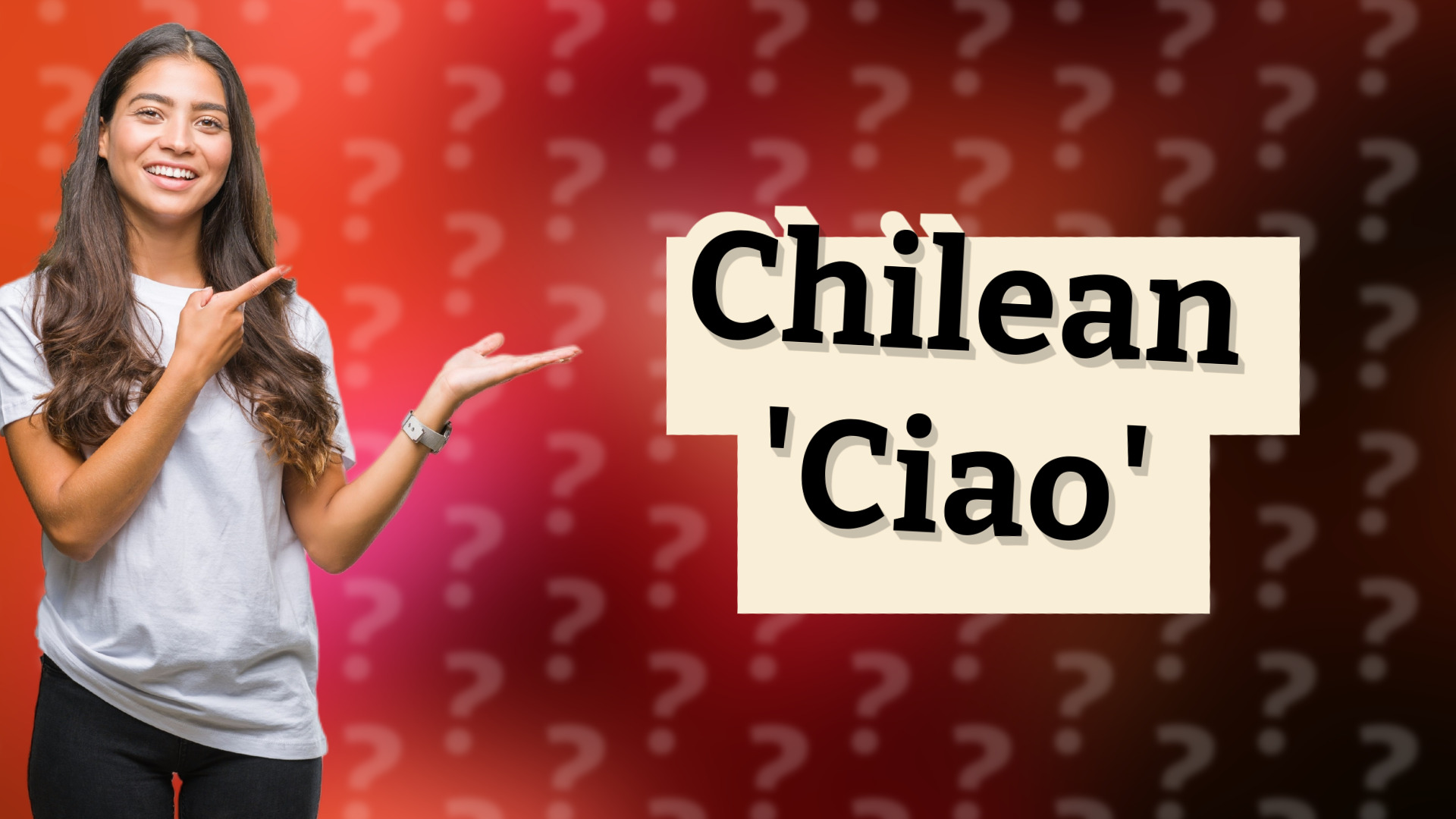 Chilean 'Ciao'