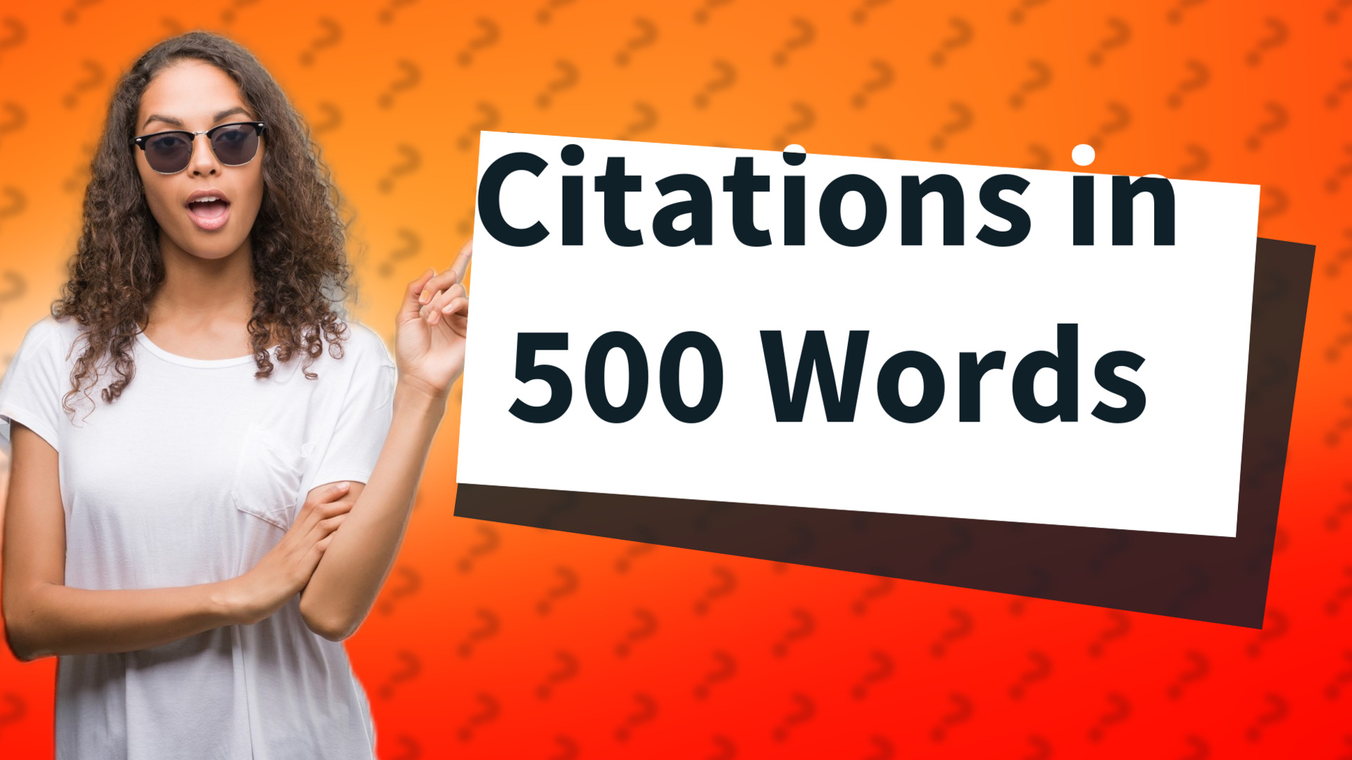 Citations in 500 Words