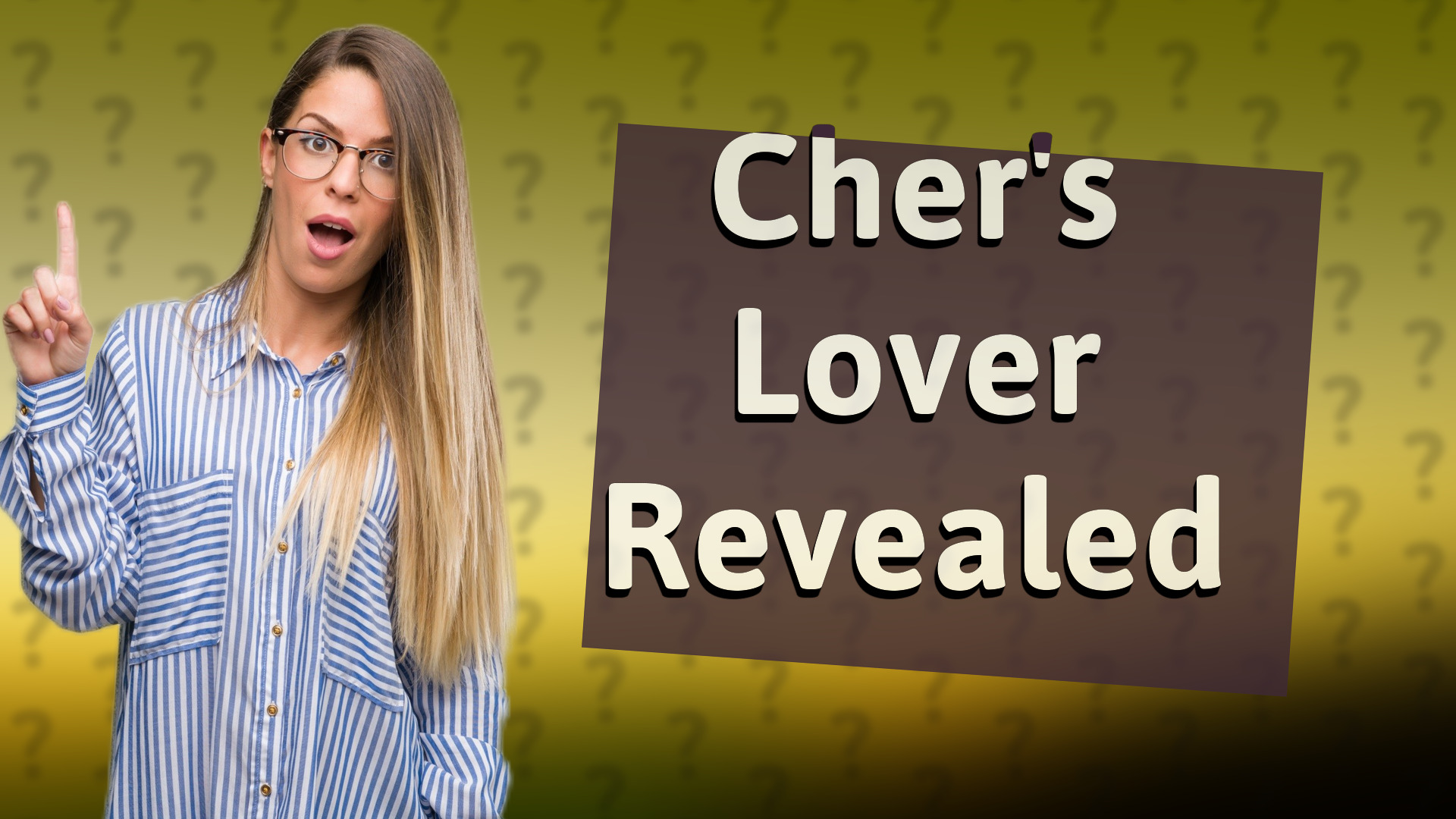Cher's Lover Revealed