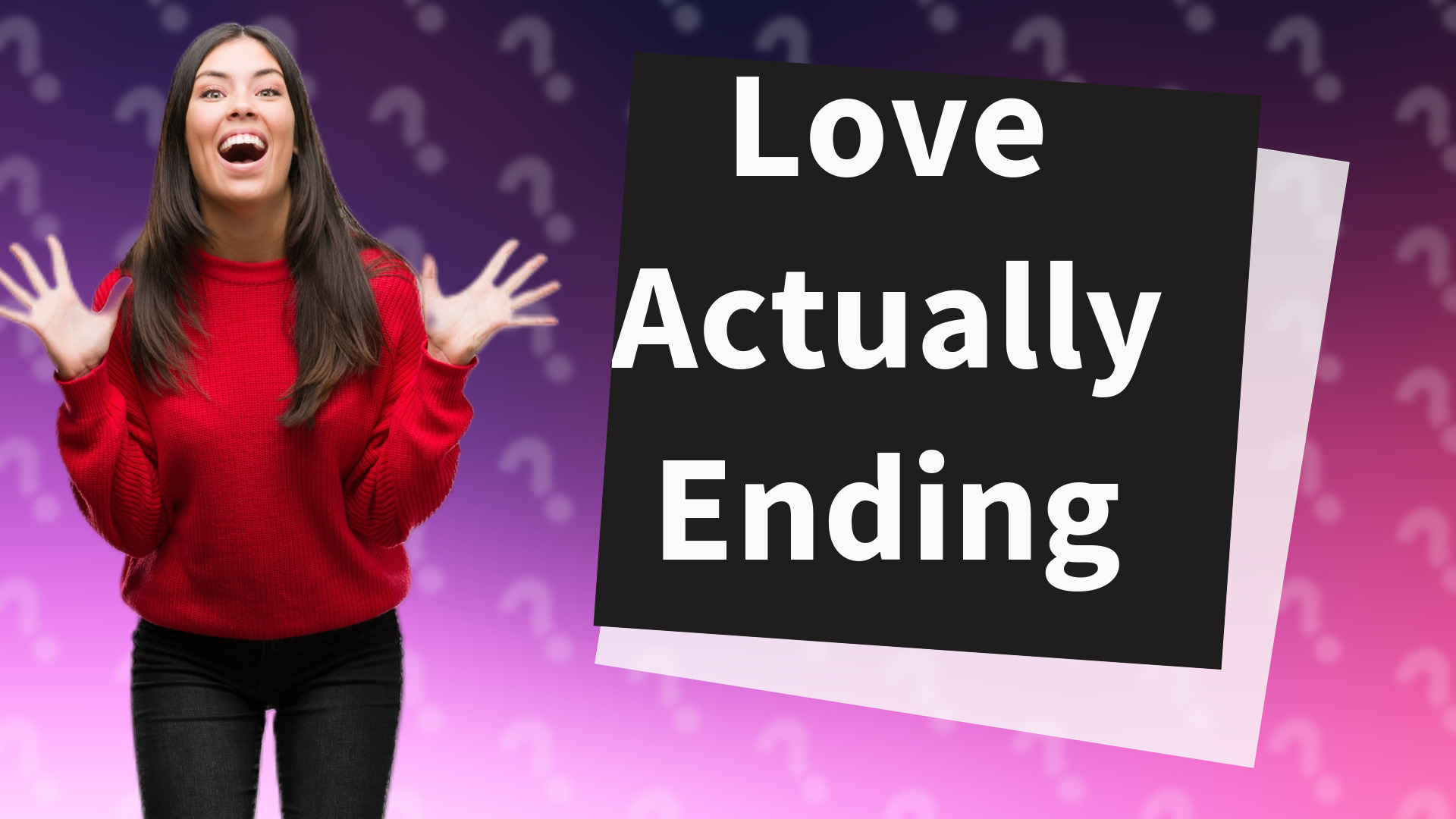 Love Actually Ending