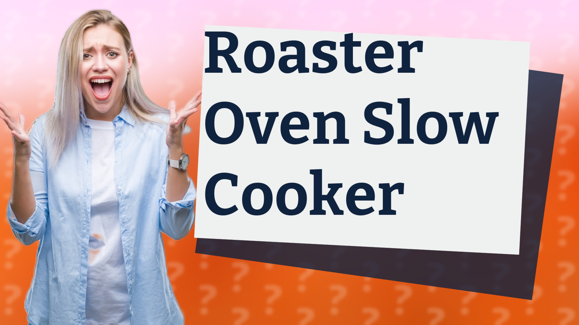 Roaster Oven Slow Cooker