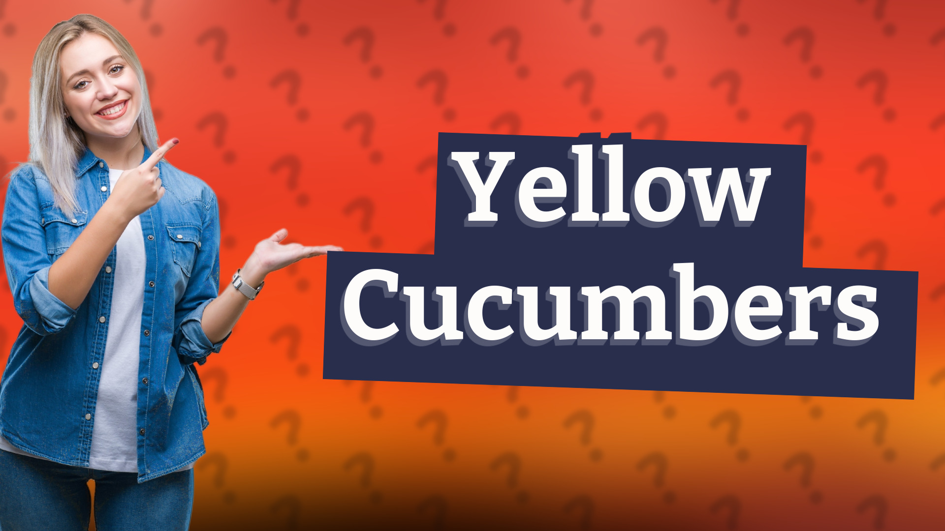 Yellow Cucumbers