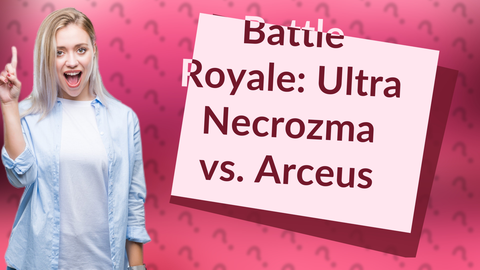 Battle Royale: Ultra Necrozma vs. Arceus