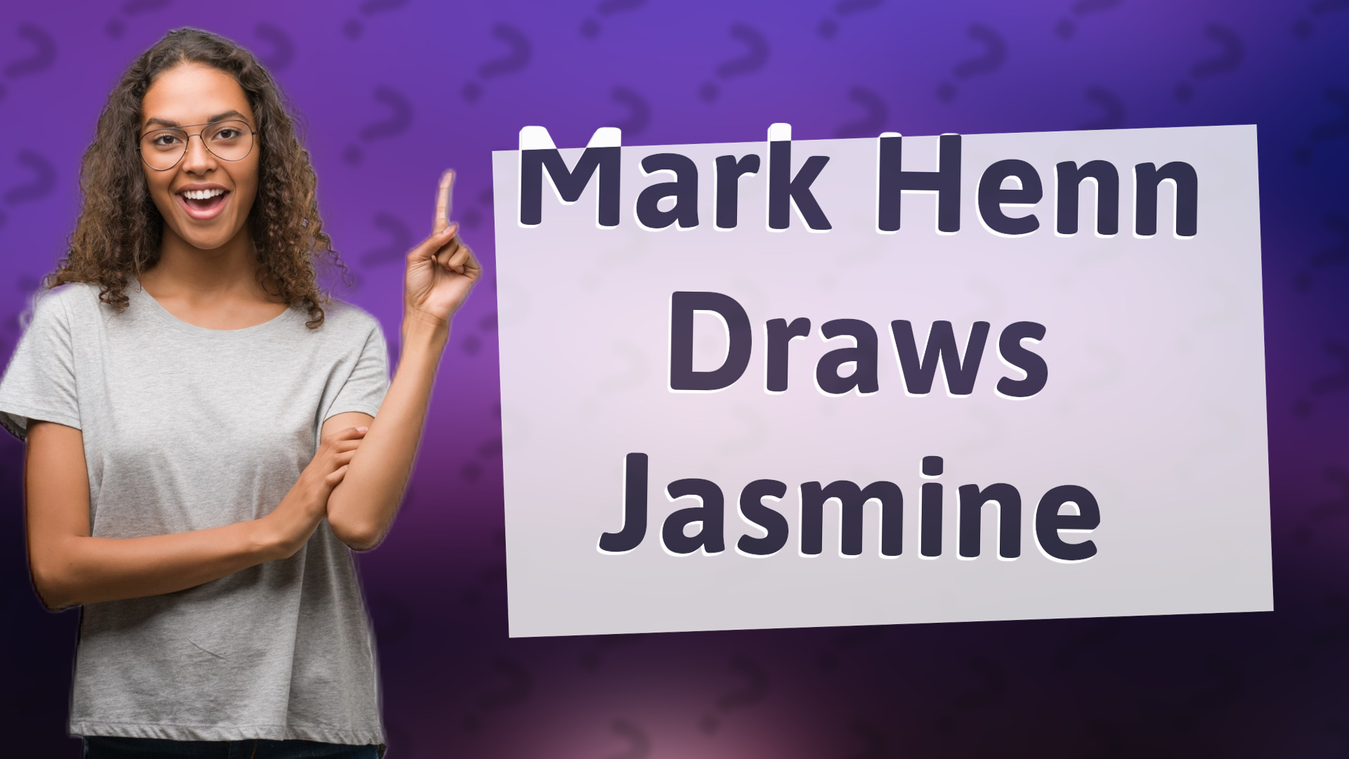 Mark Henn Draws Jasmine
