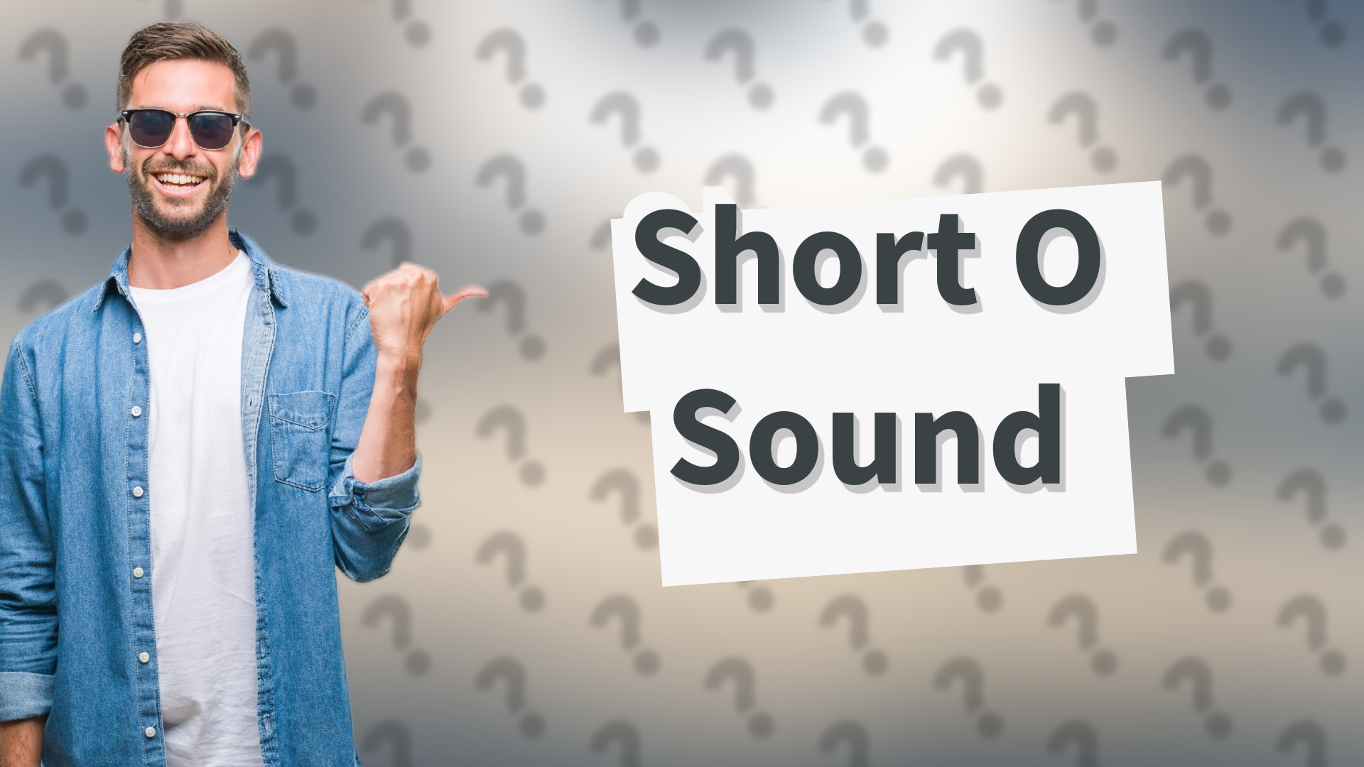 Short O Sound