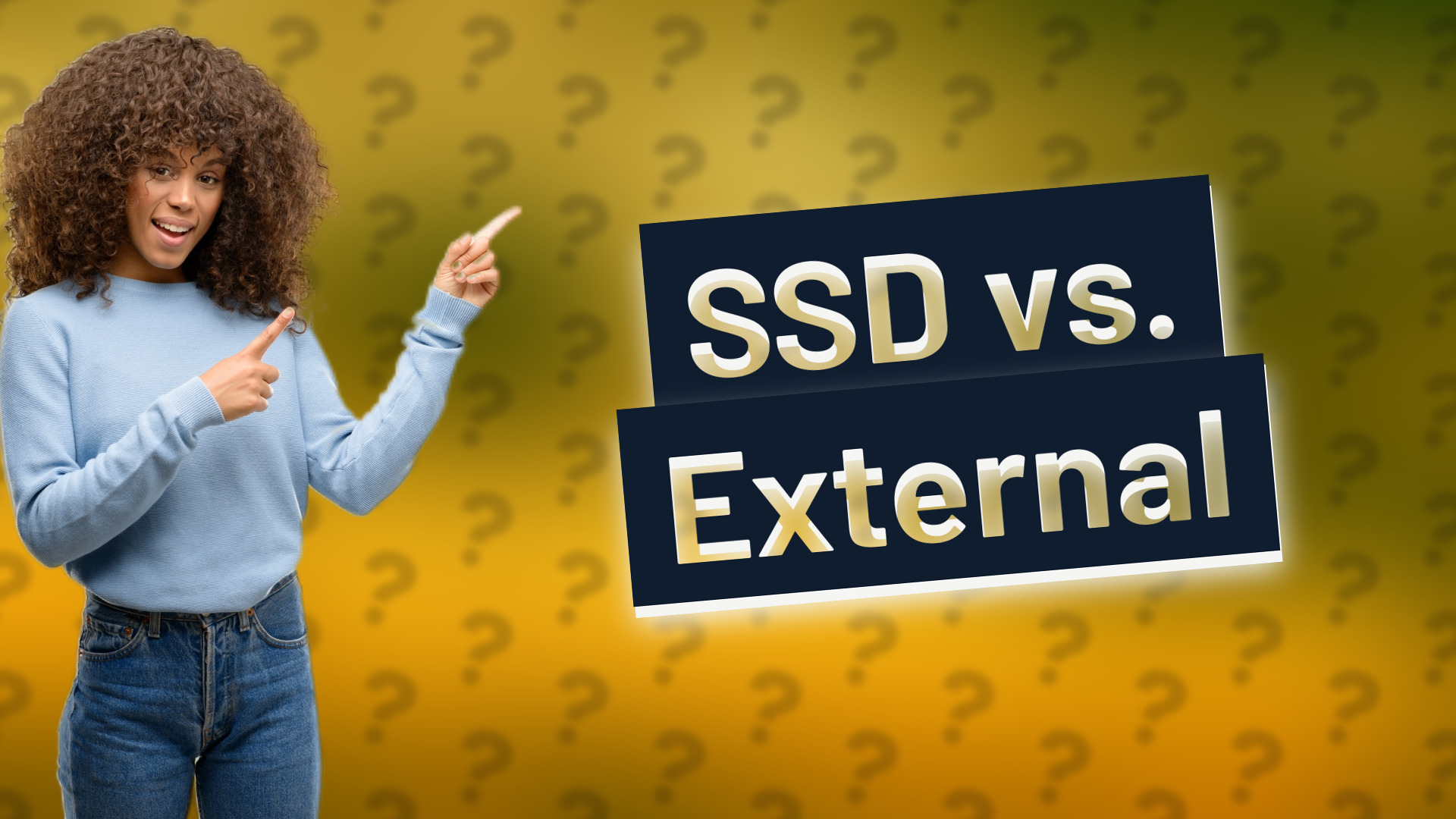 SSD vs. External