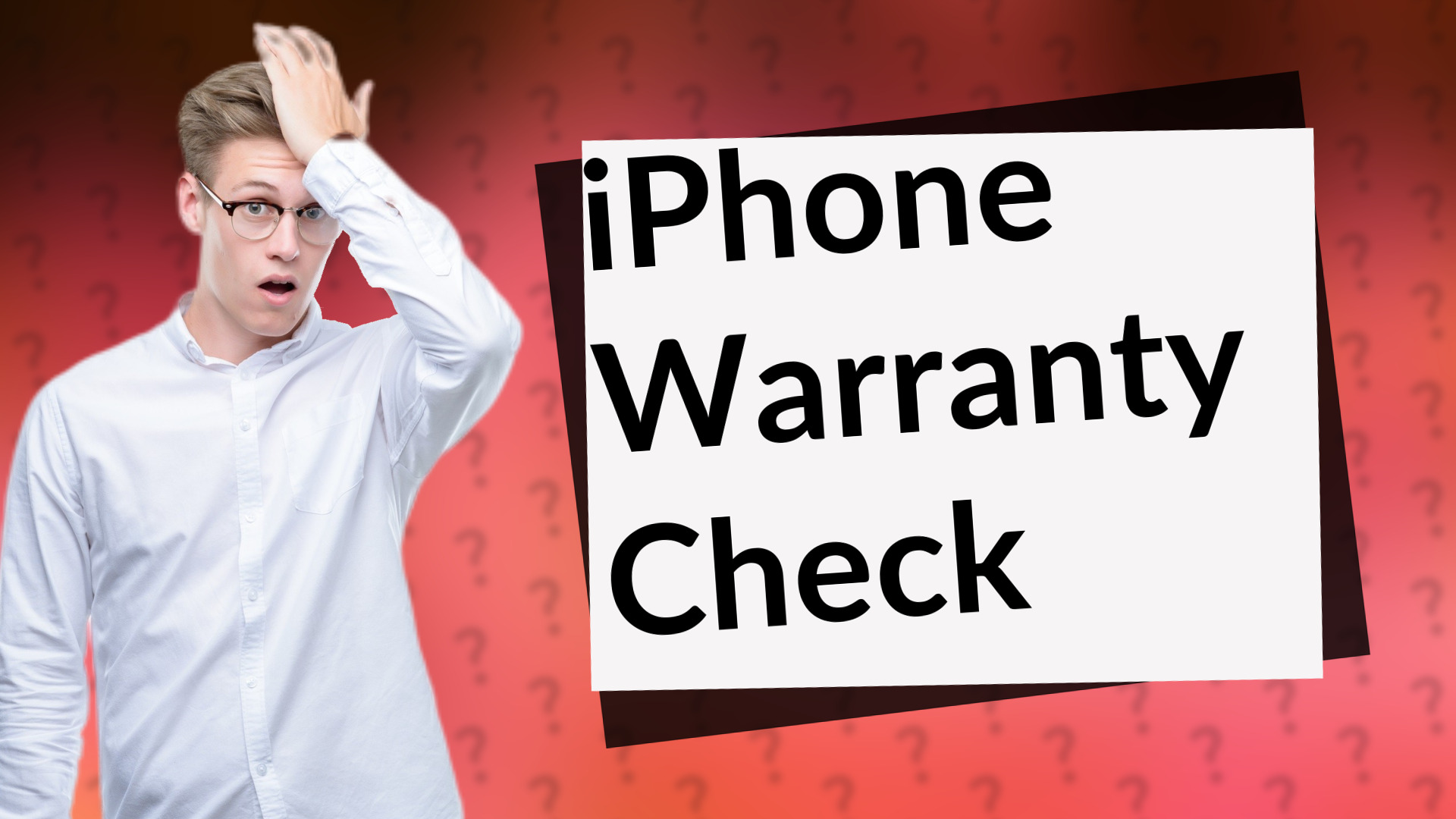iPhone Warranty Check