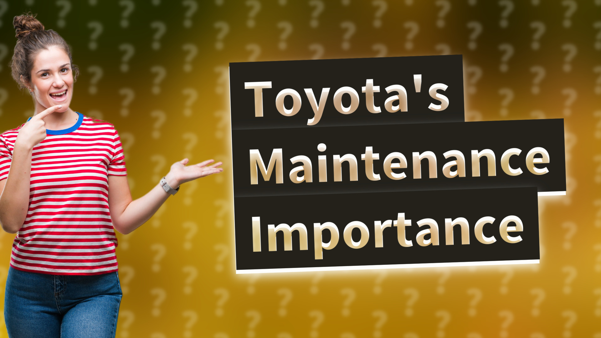 Toyota's Maintenance Importance