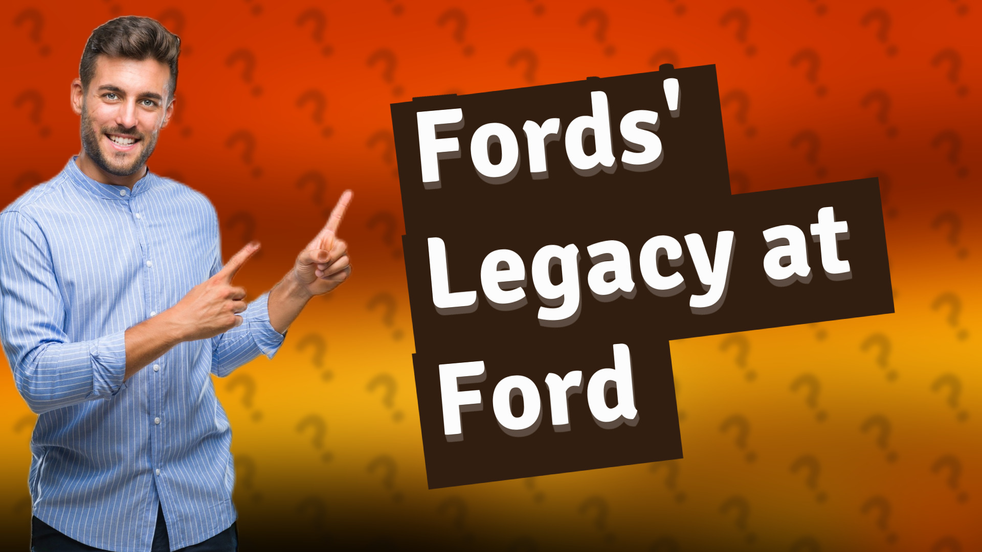 Fords' Legacy at Ford