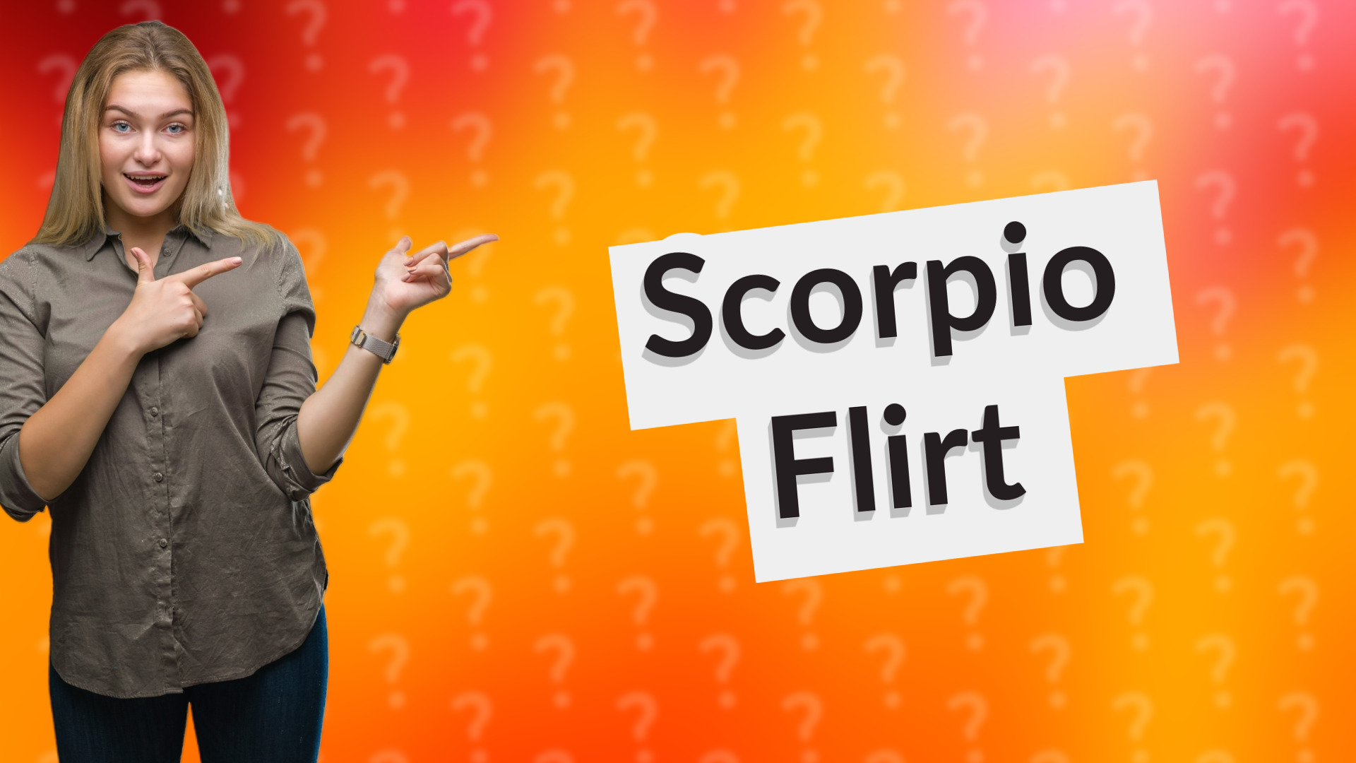 Scorpio Flirt