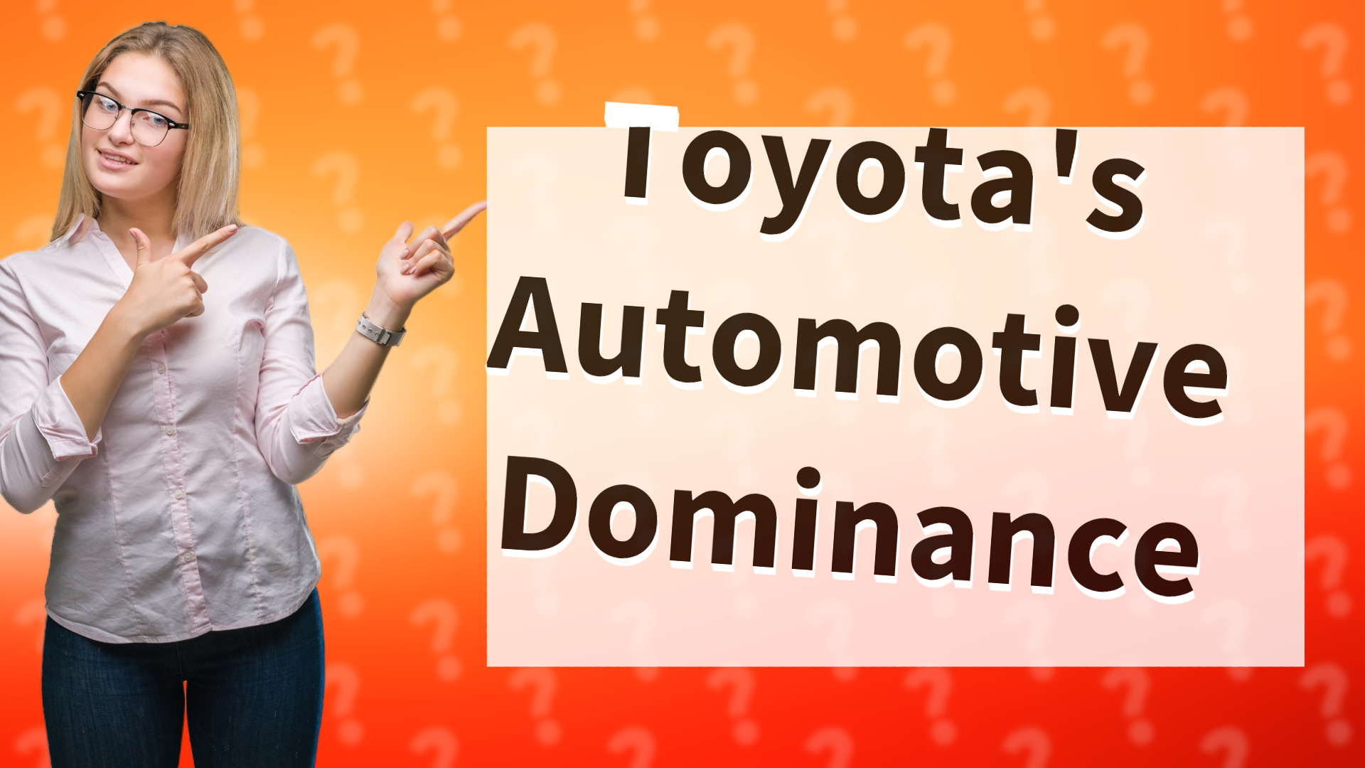 Toyota's Automotive Dominance