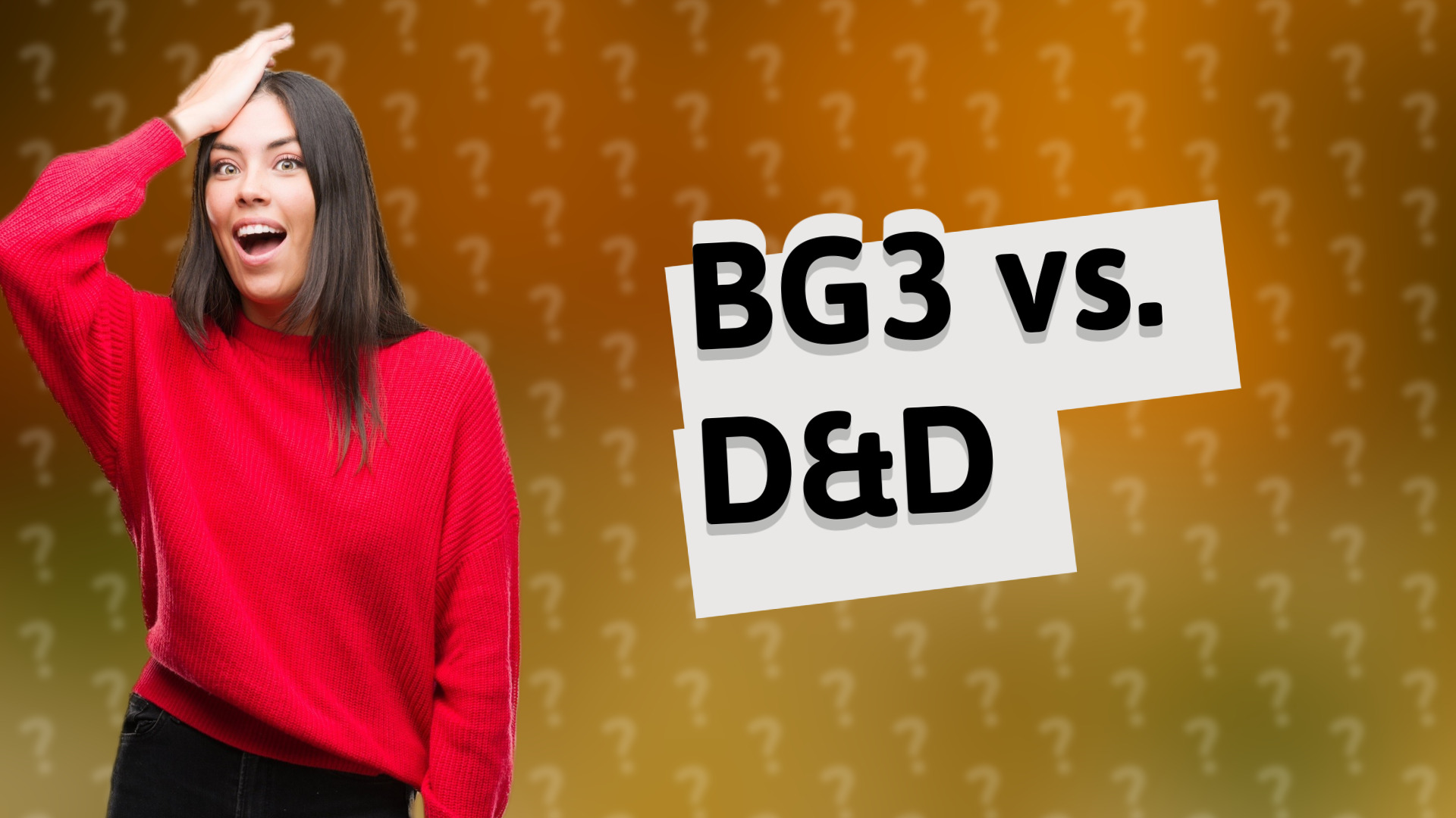 BG3 vs. D&D