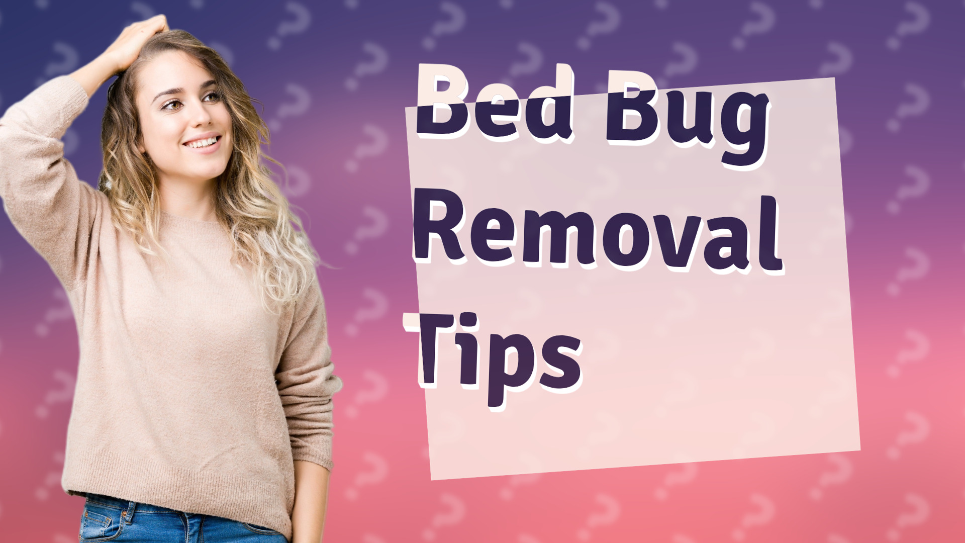 Bed Bug Removal Tips