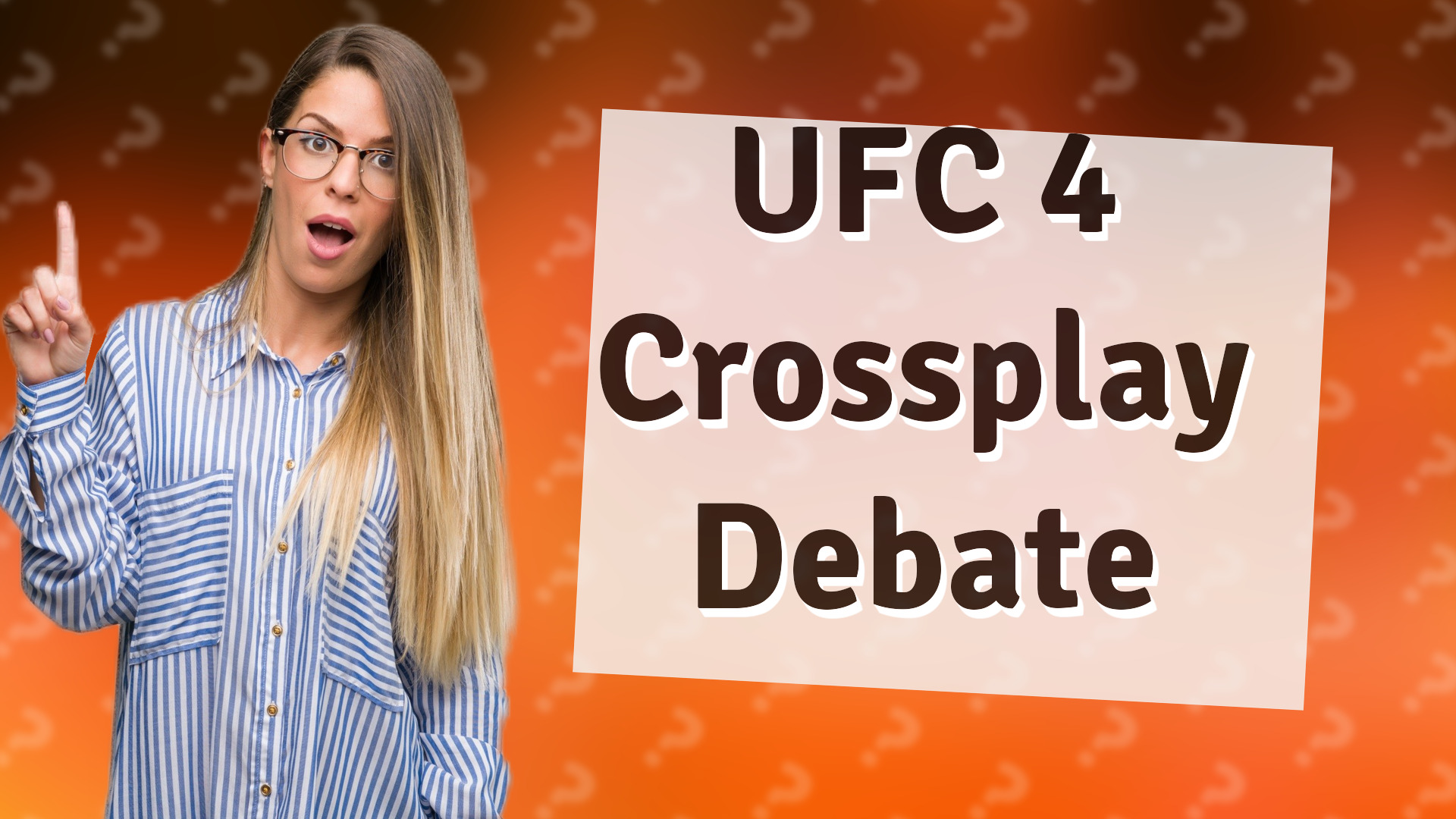 UFC 4 Crossplay Debate