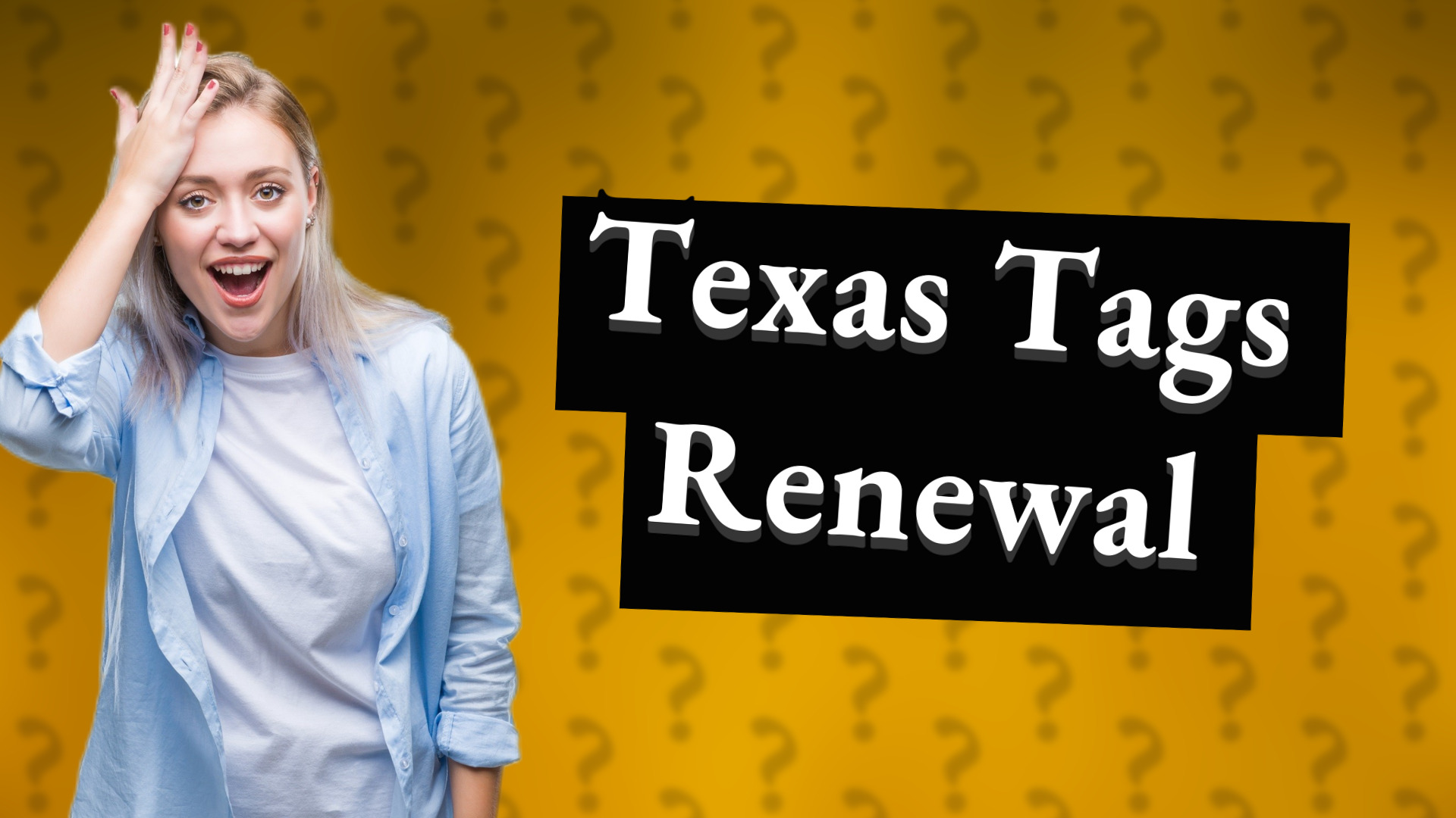 Texas Tags Renewal