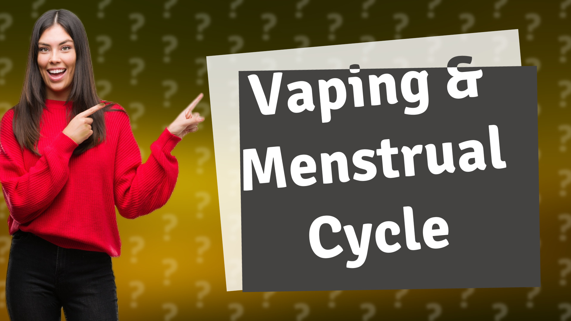 Vaping & Menstrual Cycle