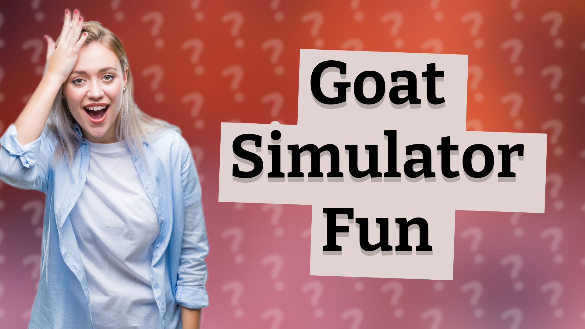 Goat Simulator Fun