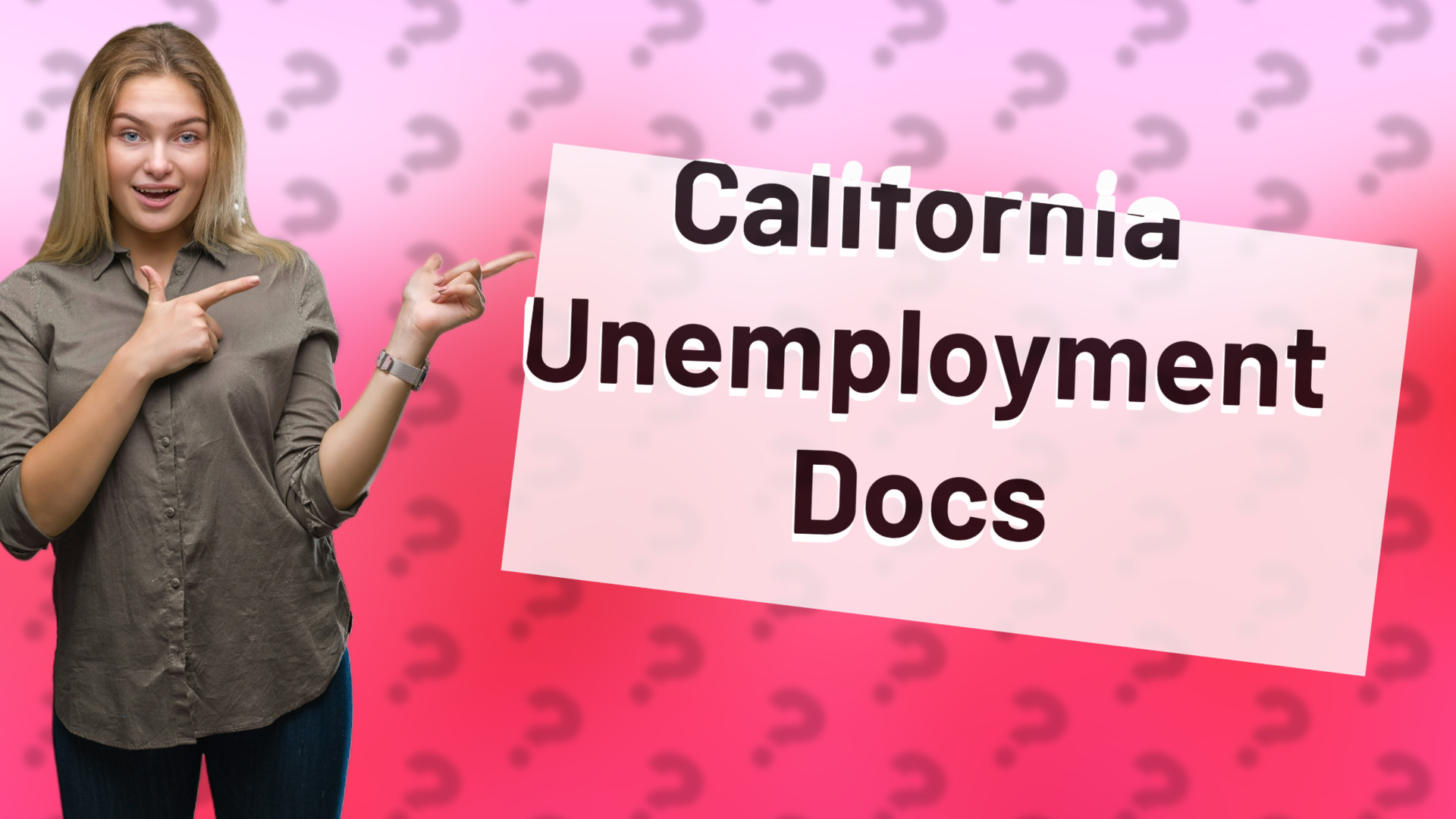 California Unemployment Docs