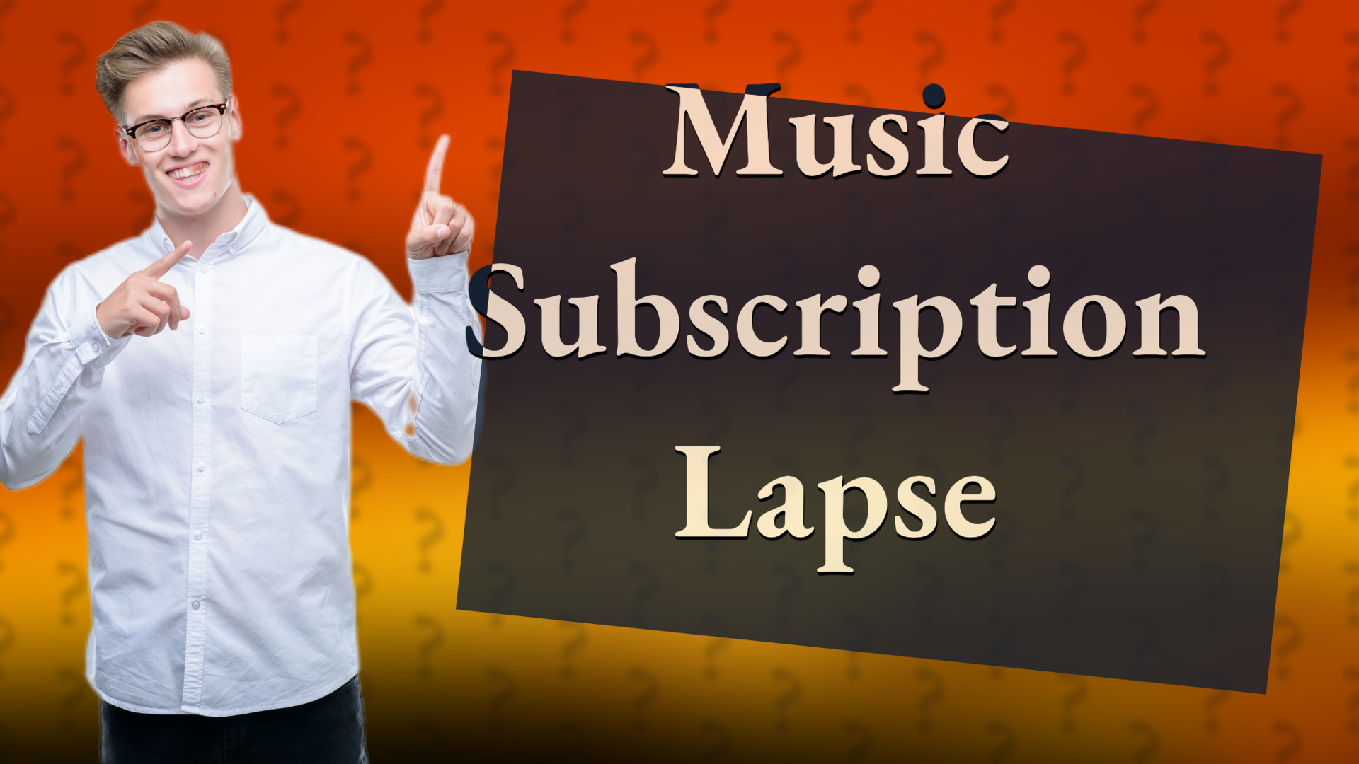 Music Subscription Lapse