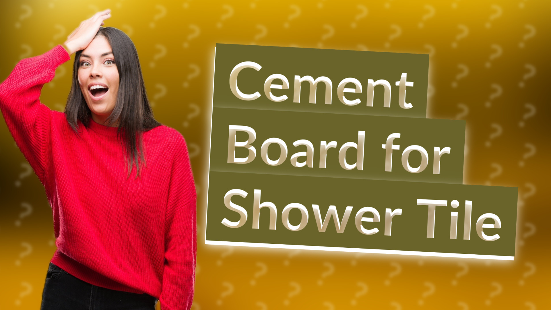 Cement Board for Shower Tile