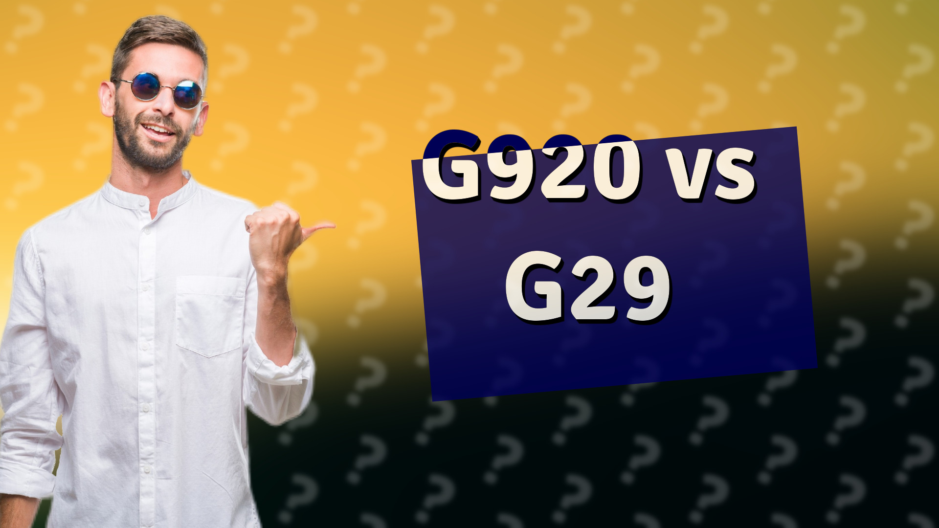 G920 vs G29