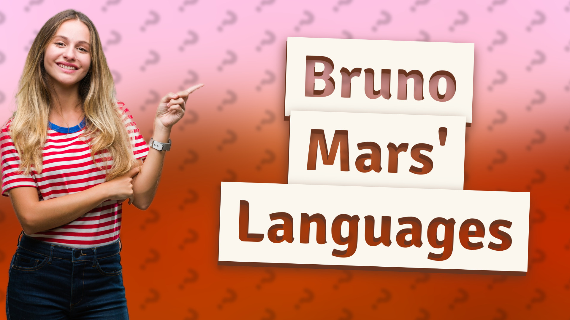 Bruno Mars' Languages