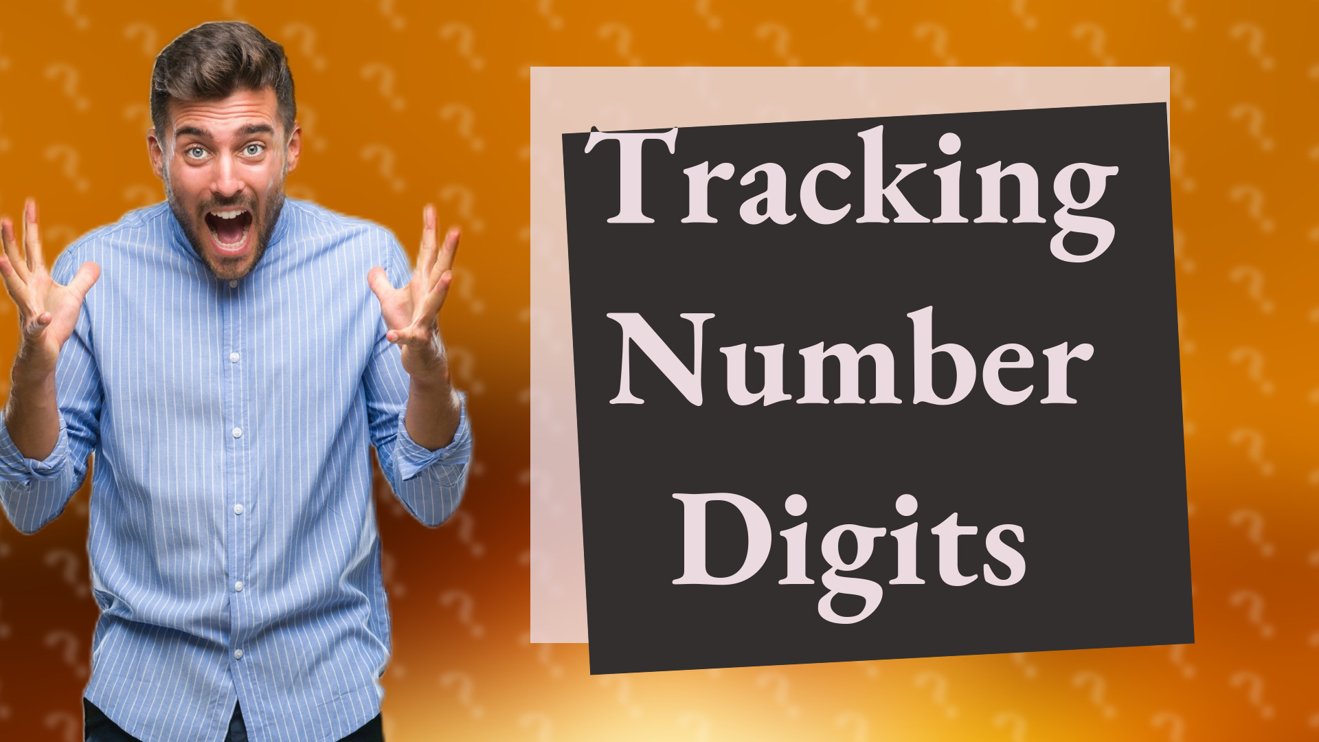 Tracking Number Digits