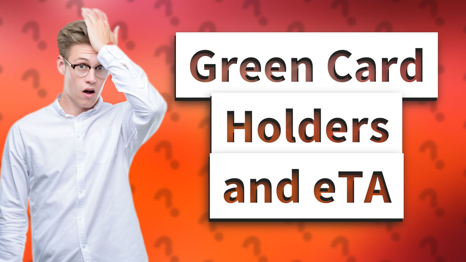 Green Card Holders and eTA