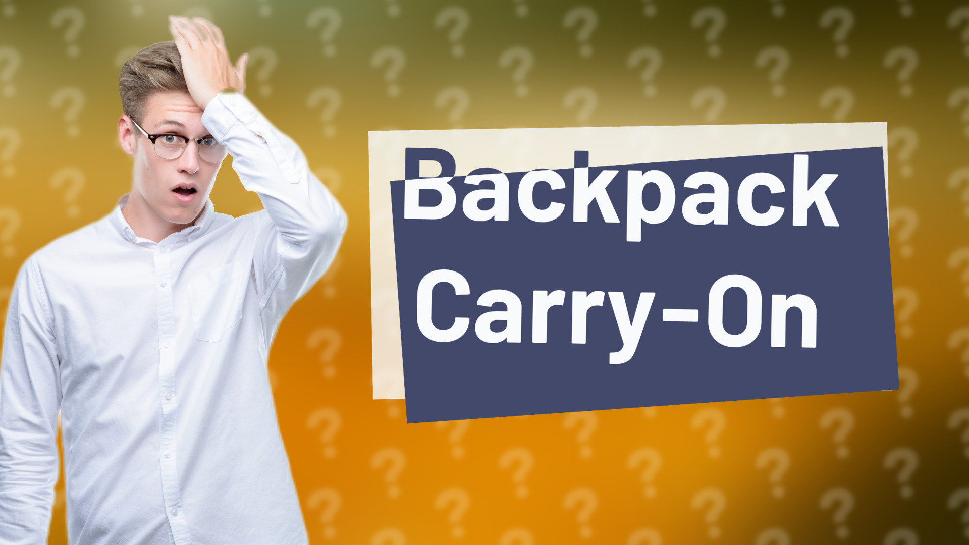 Backpack Carry-On