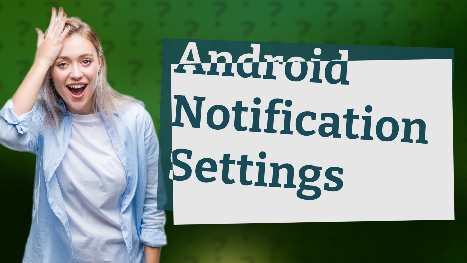 Android Notification Settings