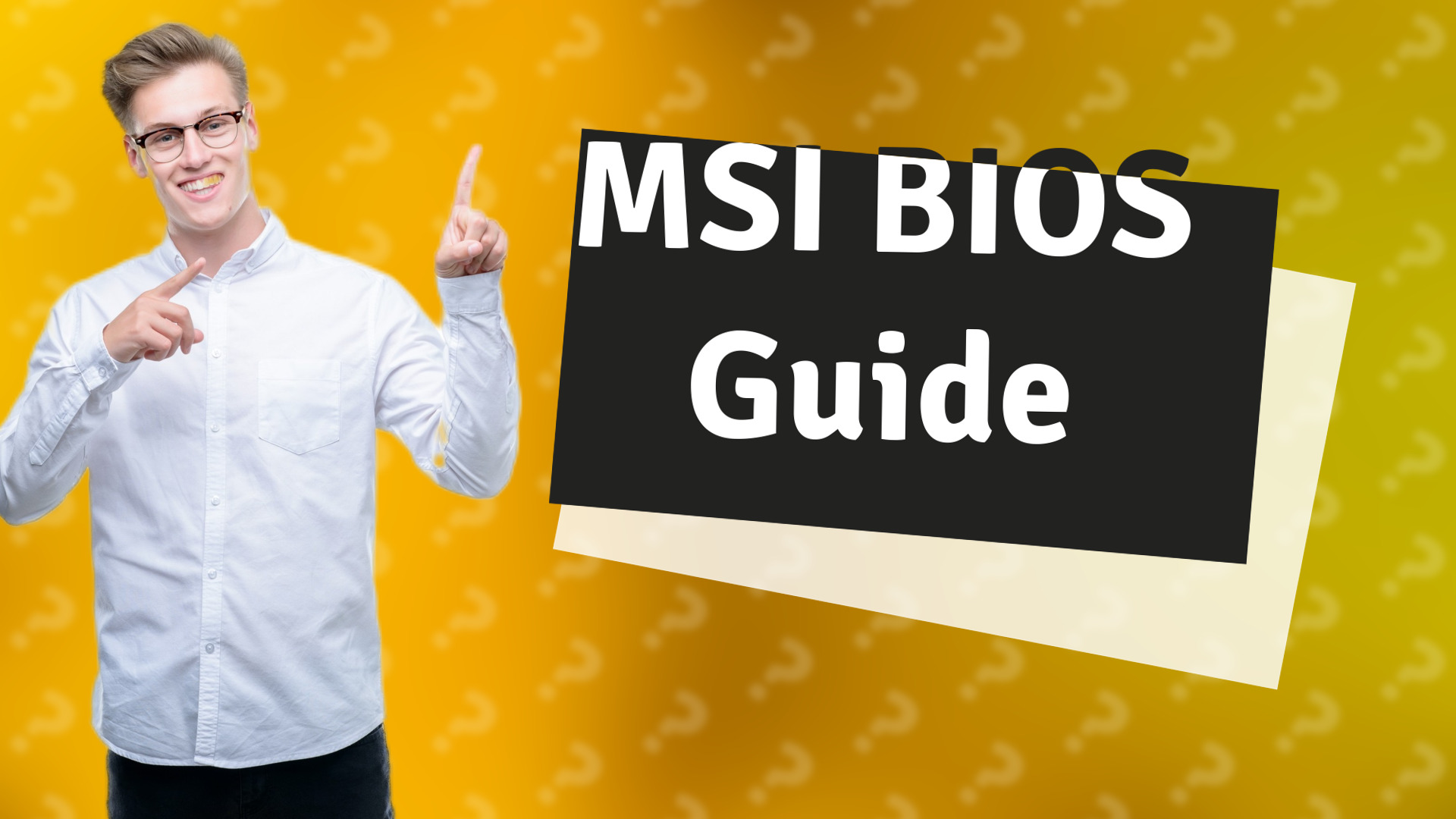 MSI BIOS Guide