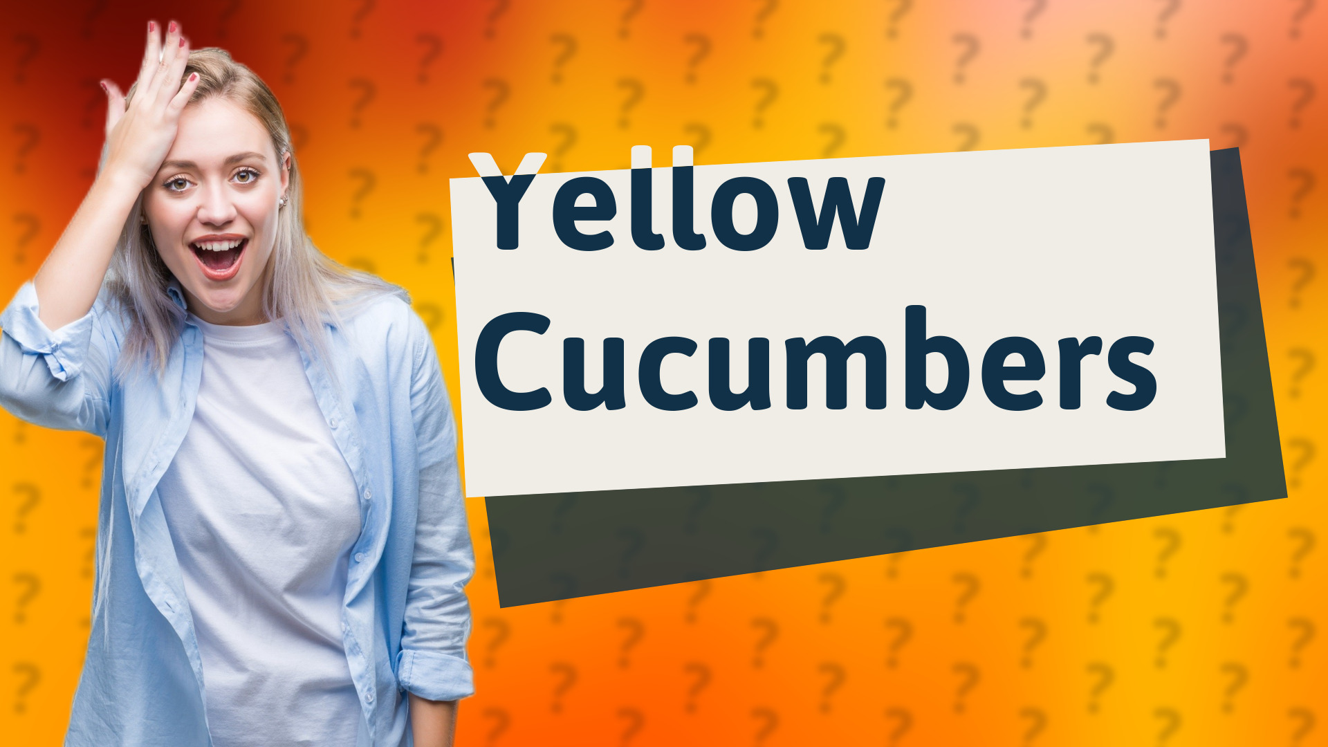 Yellow Cucumbers