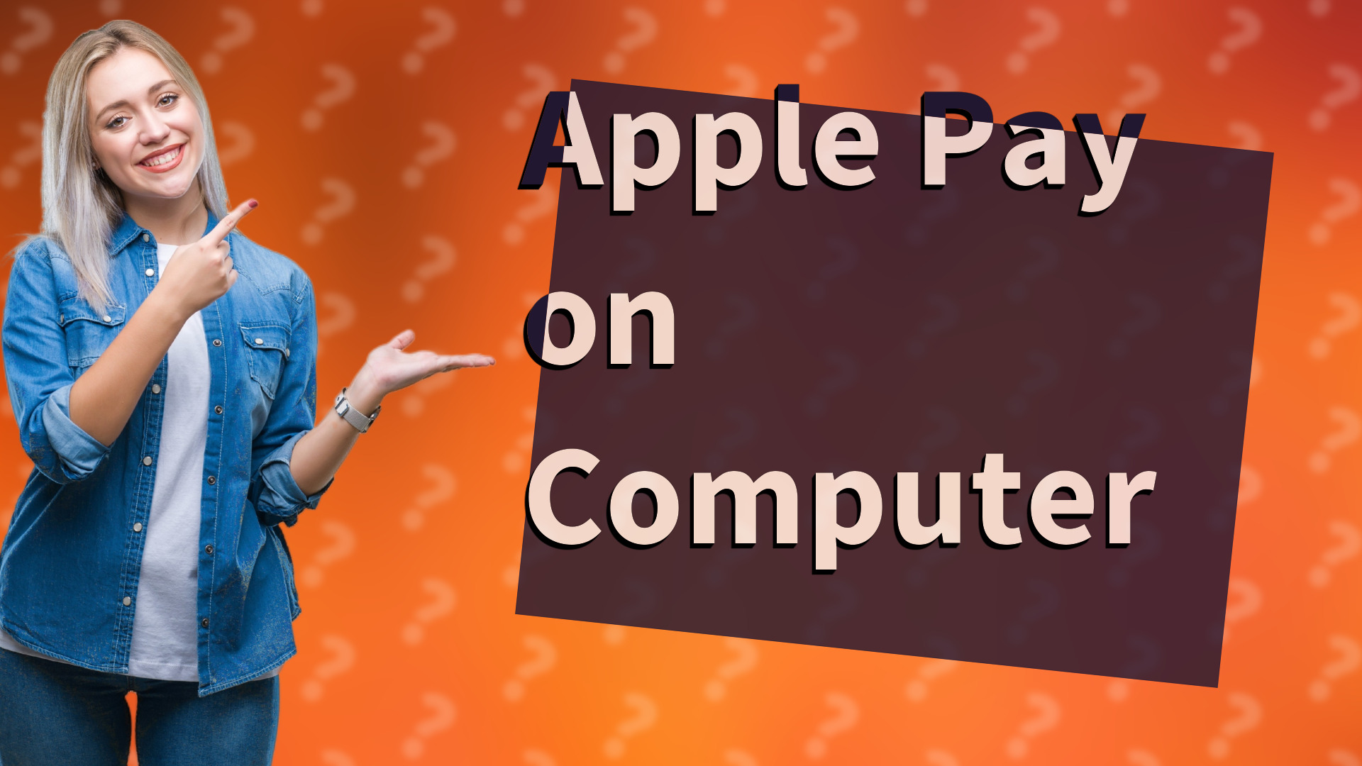 Apple Pay on Computer