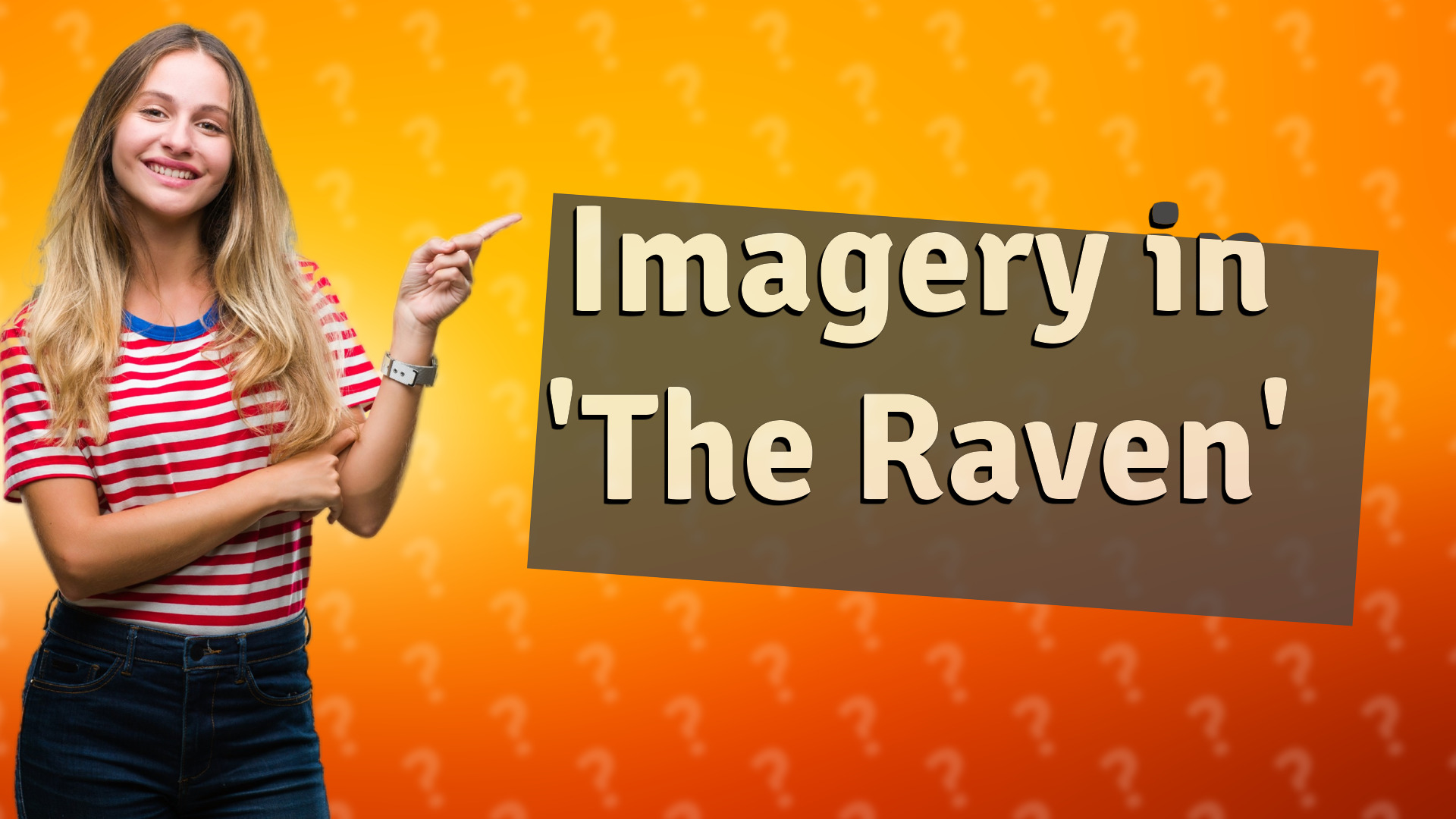 Imagery in 'The Raven'