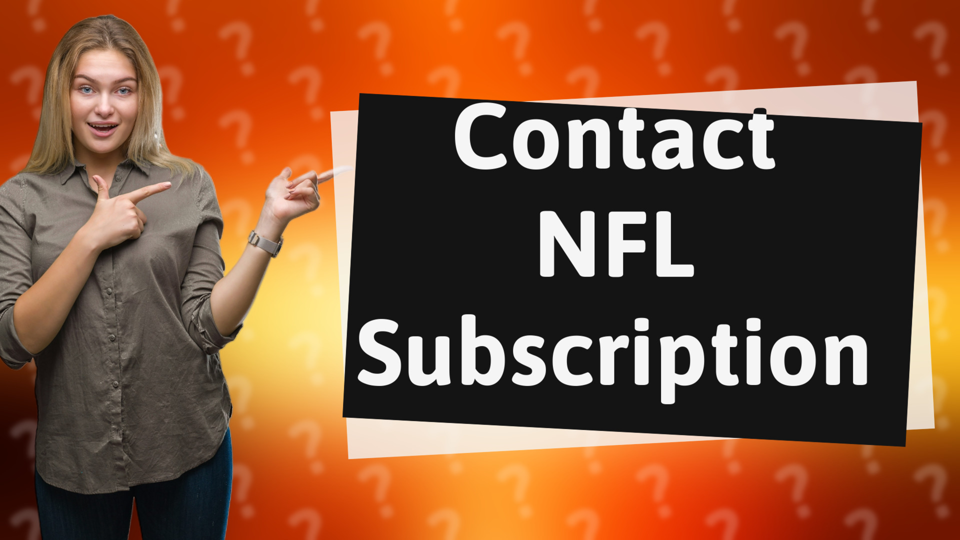 Contact NFL Subscription