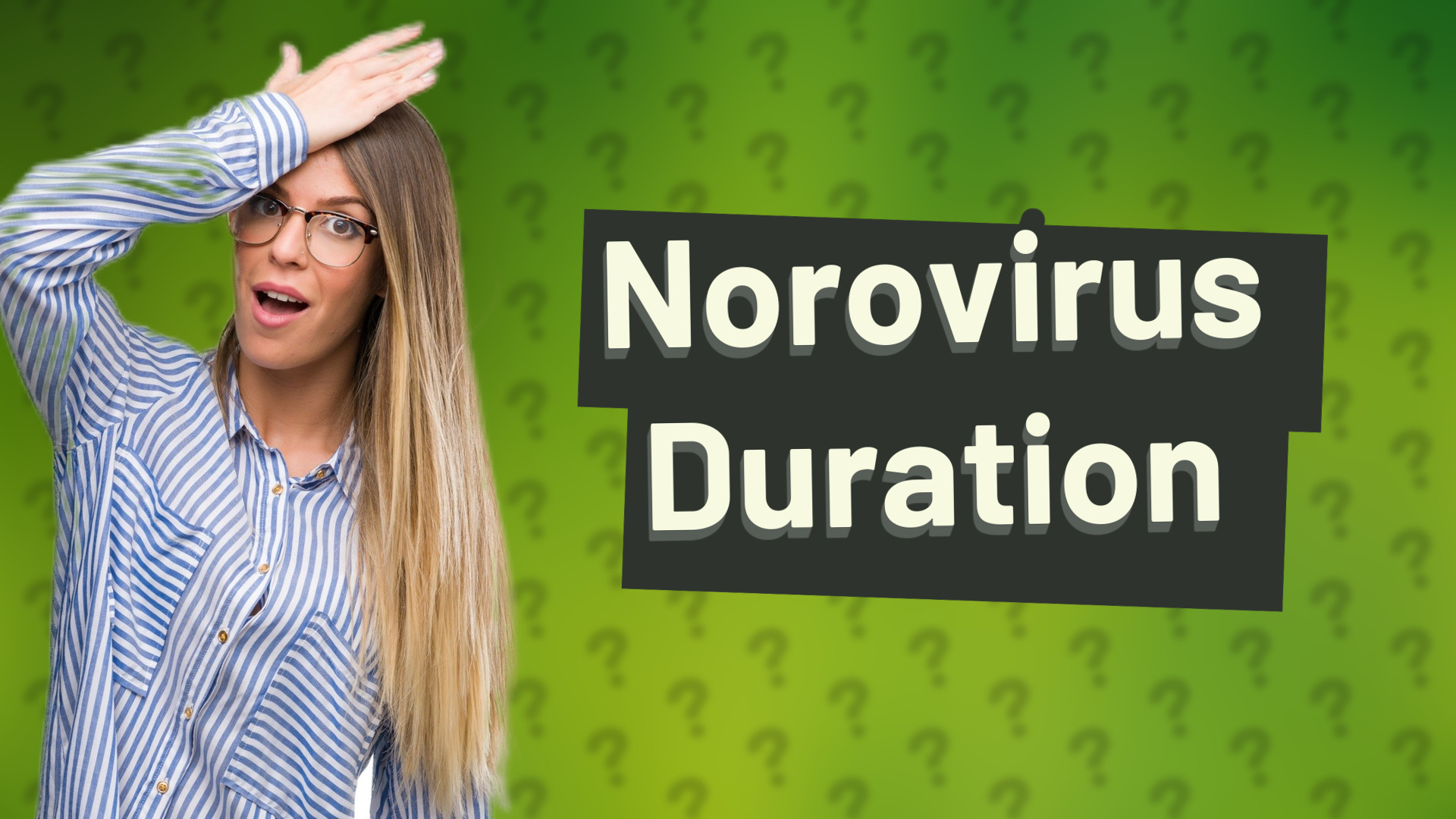 Norovirus Duration