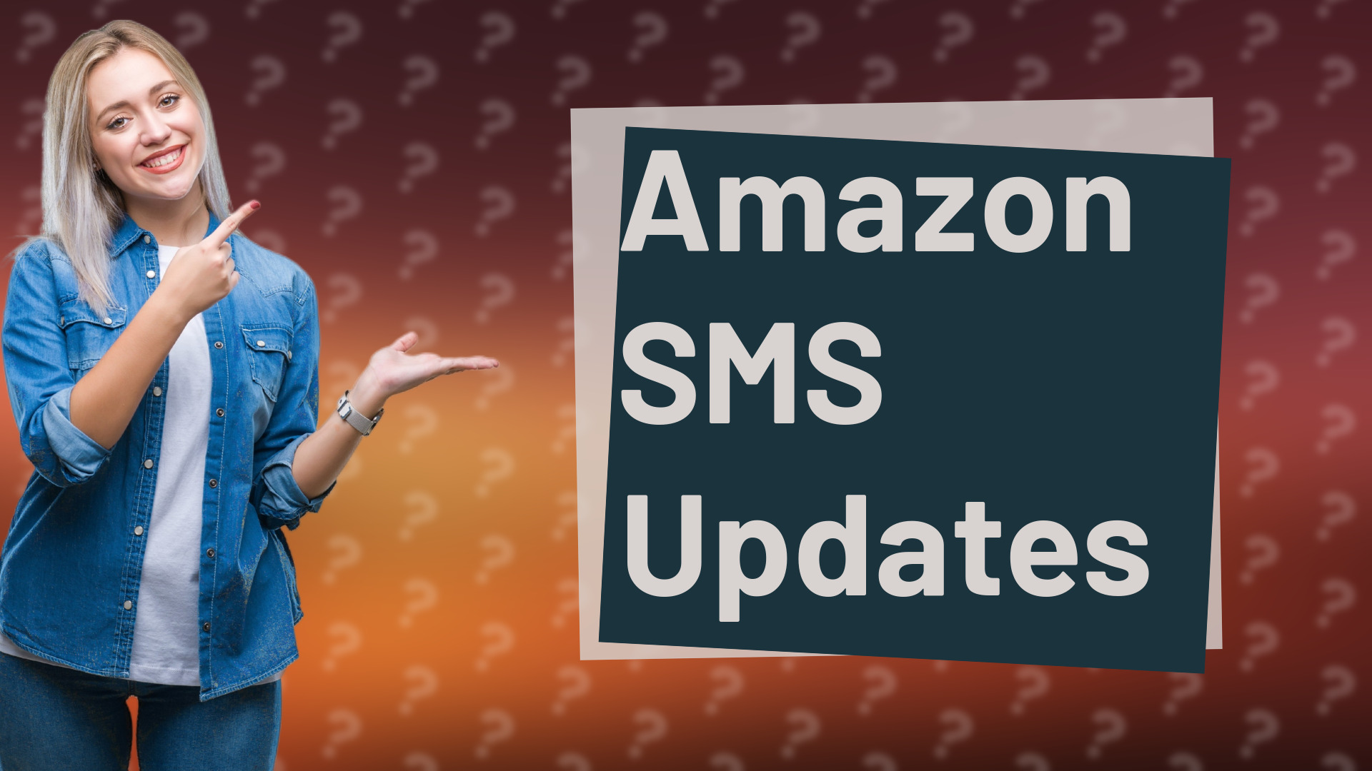 Amazon SMS Updates