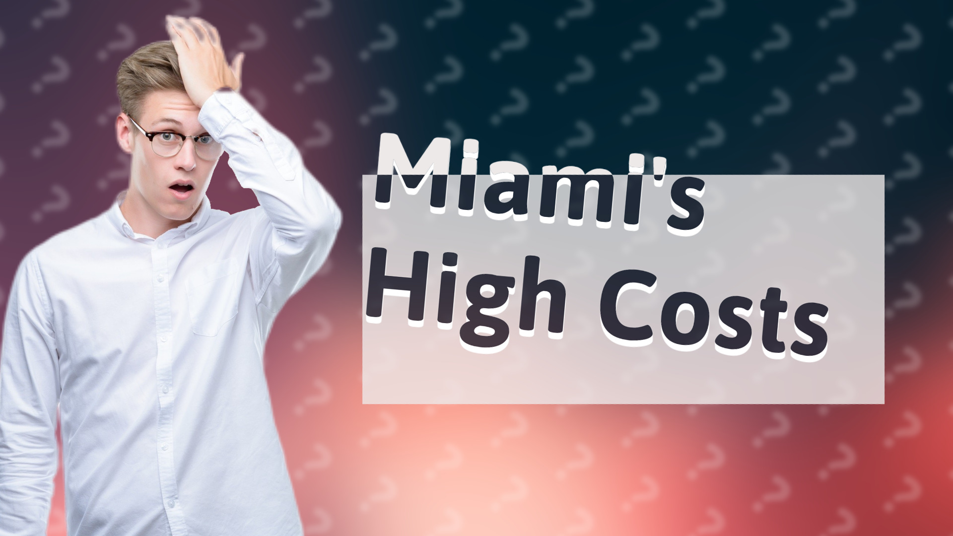 Miami's High Costs