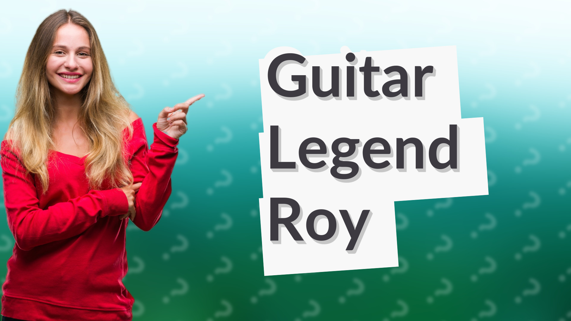 Guitar Legend Roy