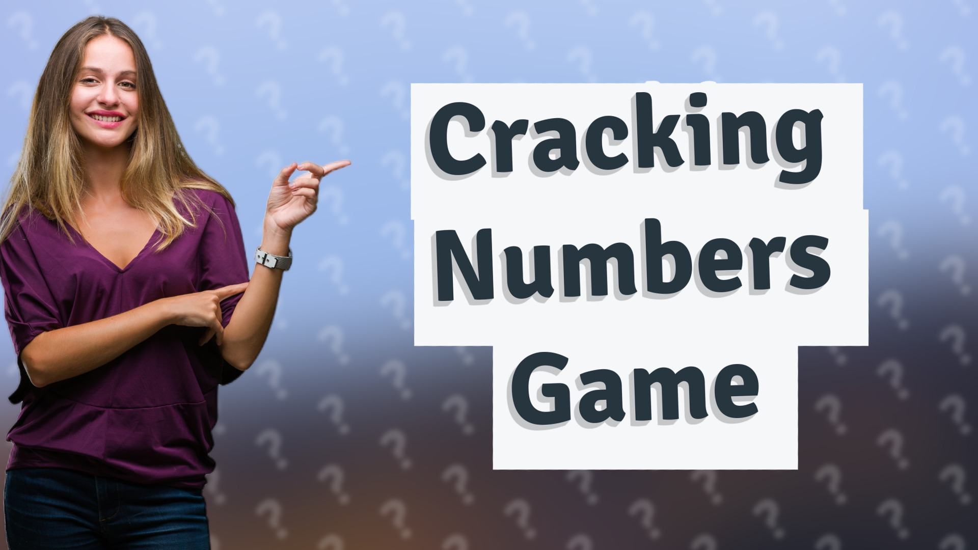 Cracking Numbers Game