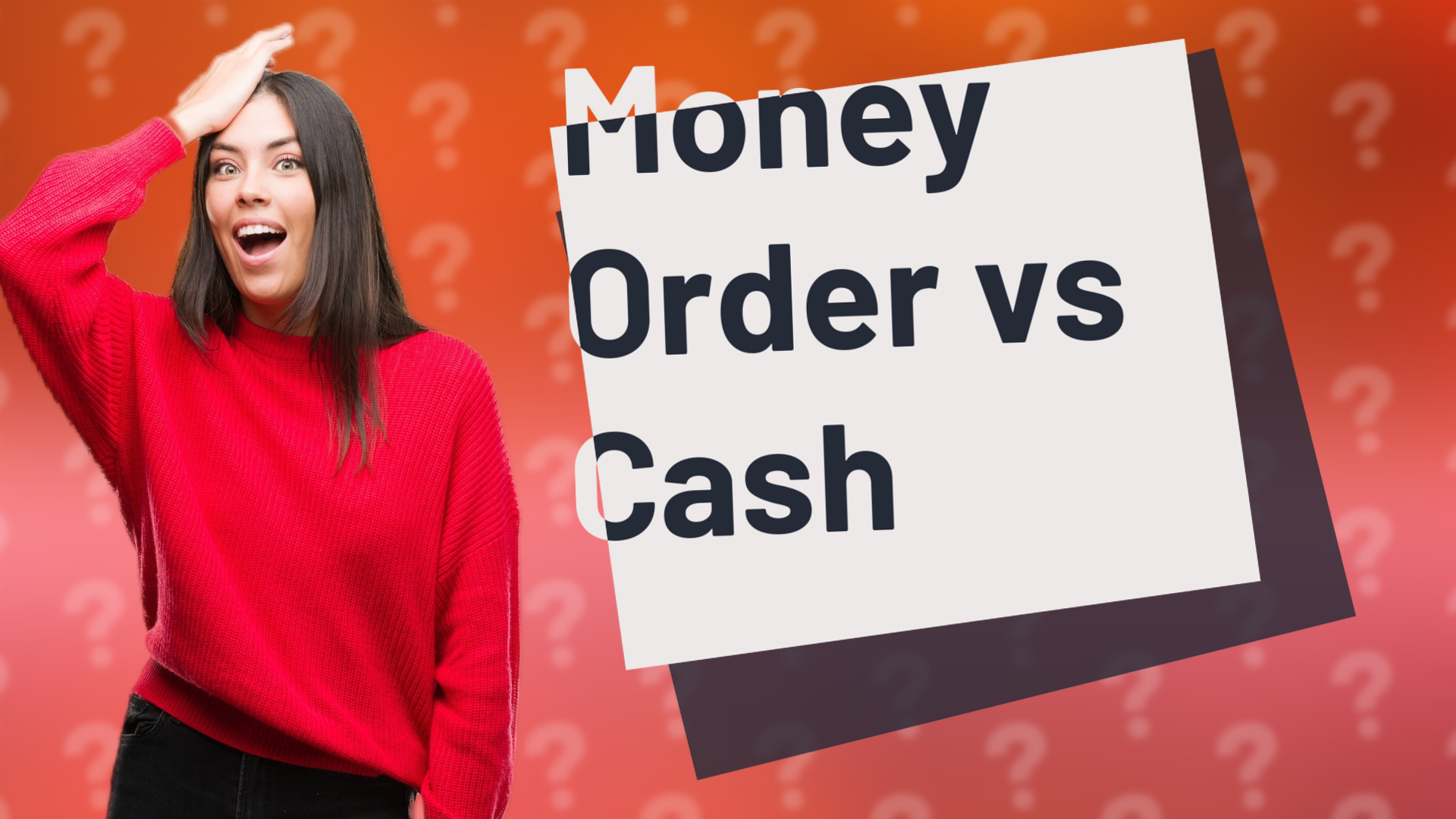 Money Order vs Cash